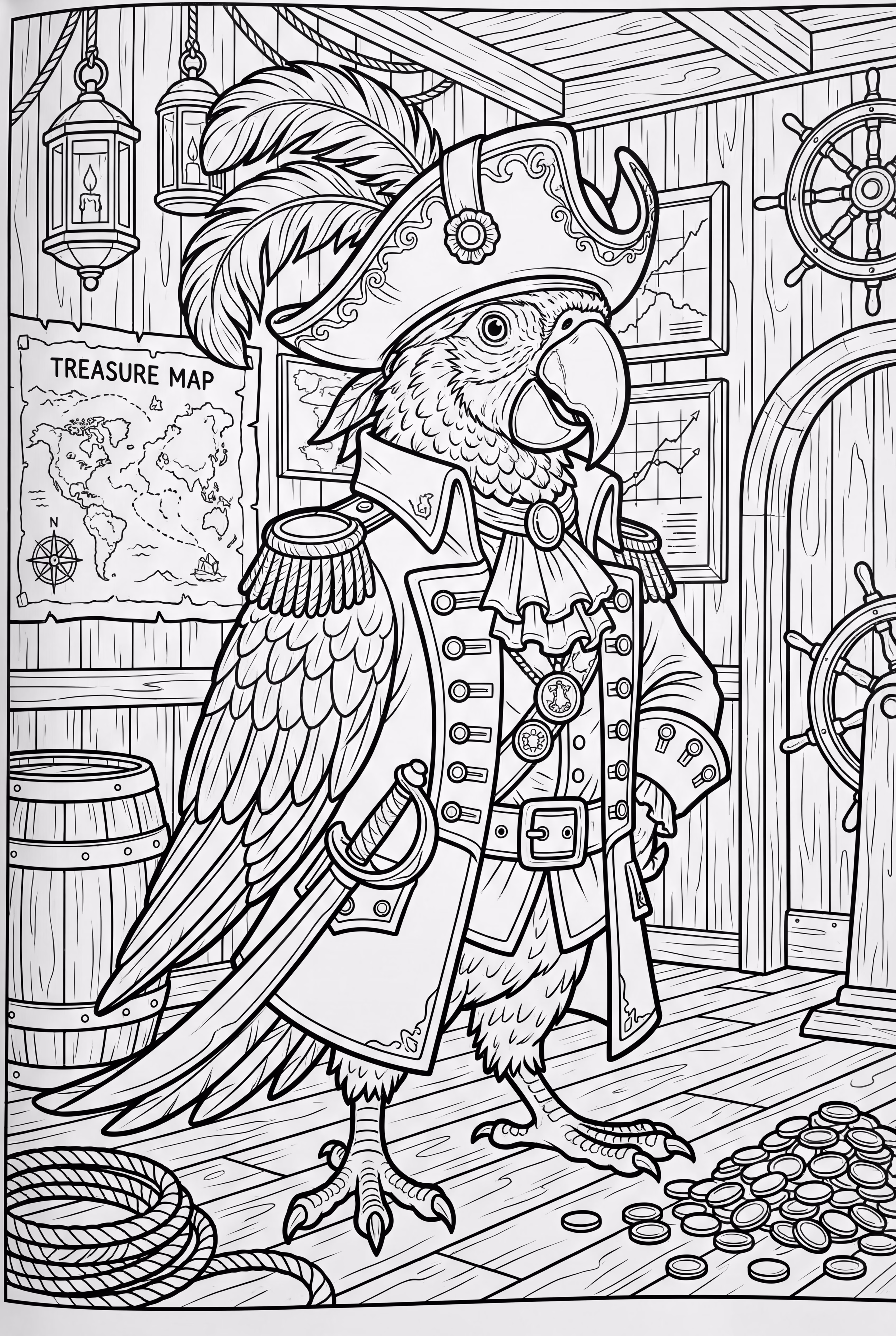 鹦鹉在海盗故事中的角色