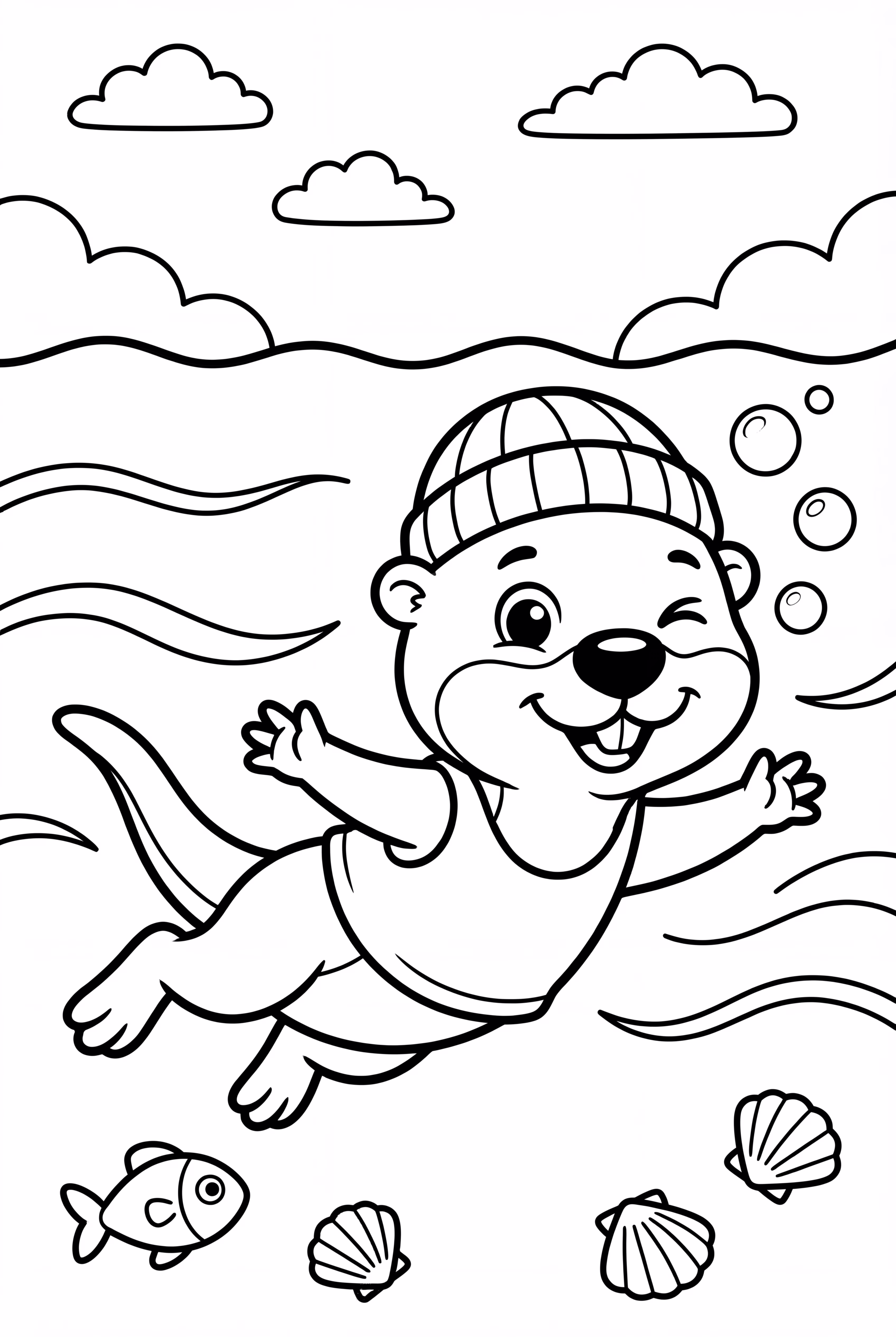Pascal The Otter In The Animal Crossing Ocean