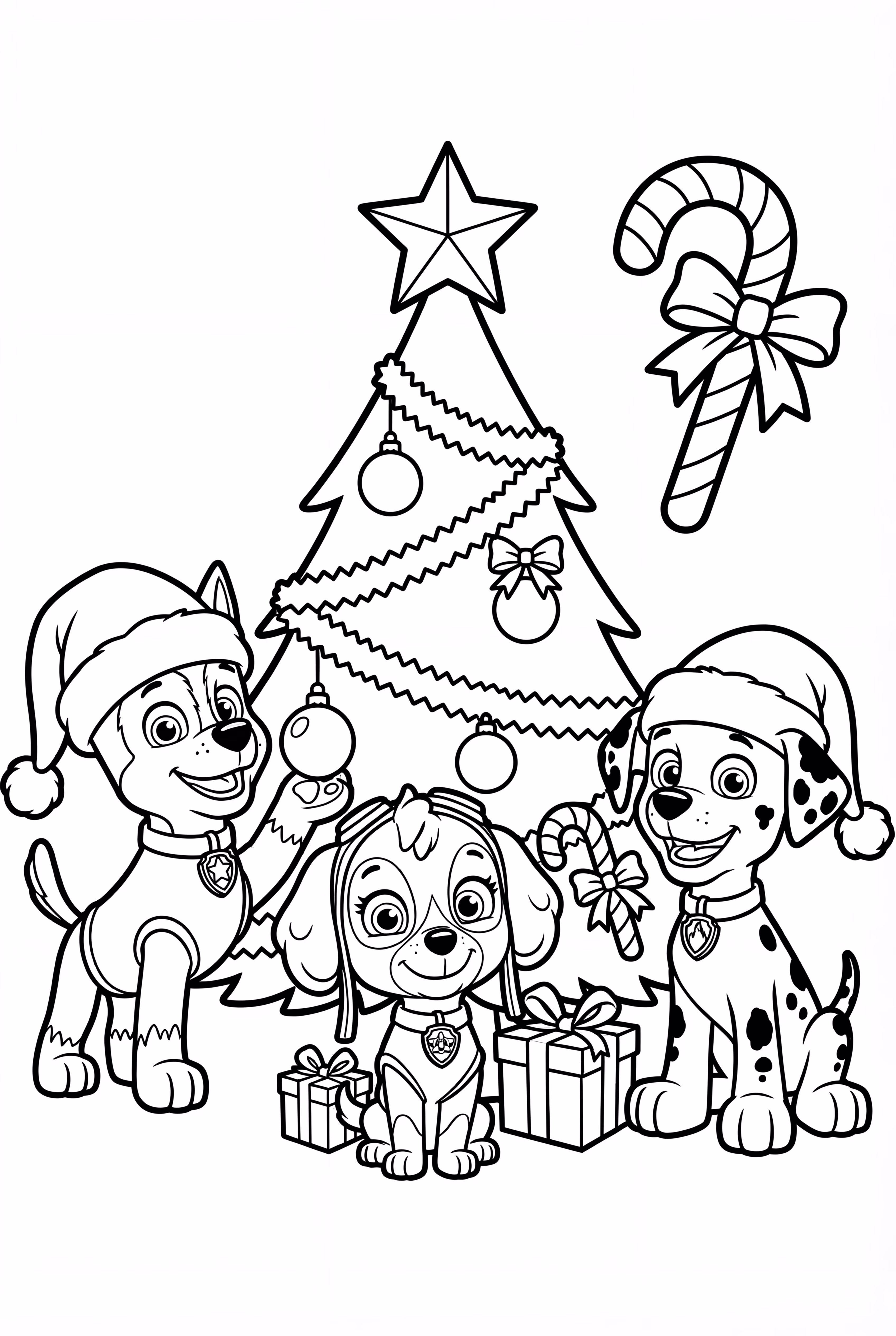 Paw Patrol Decoração da Árvore de Natal