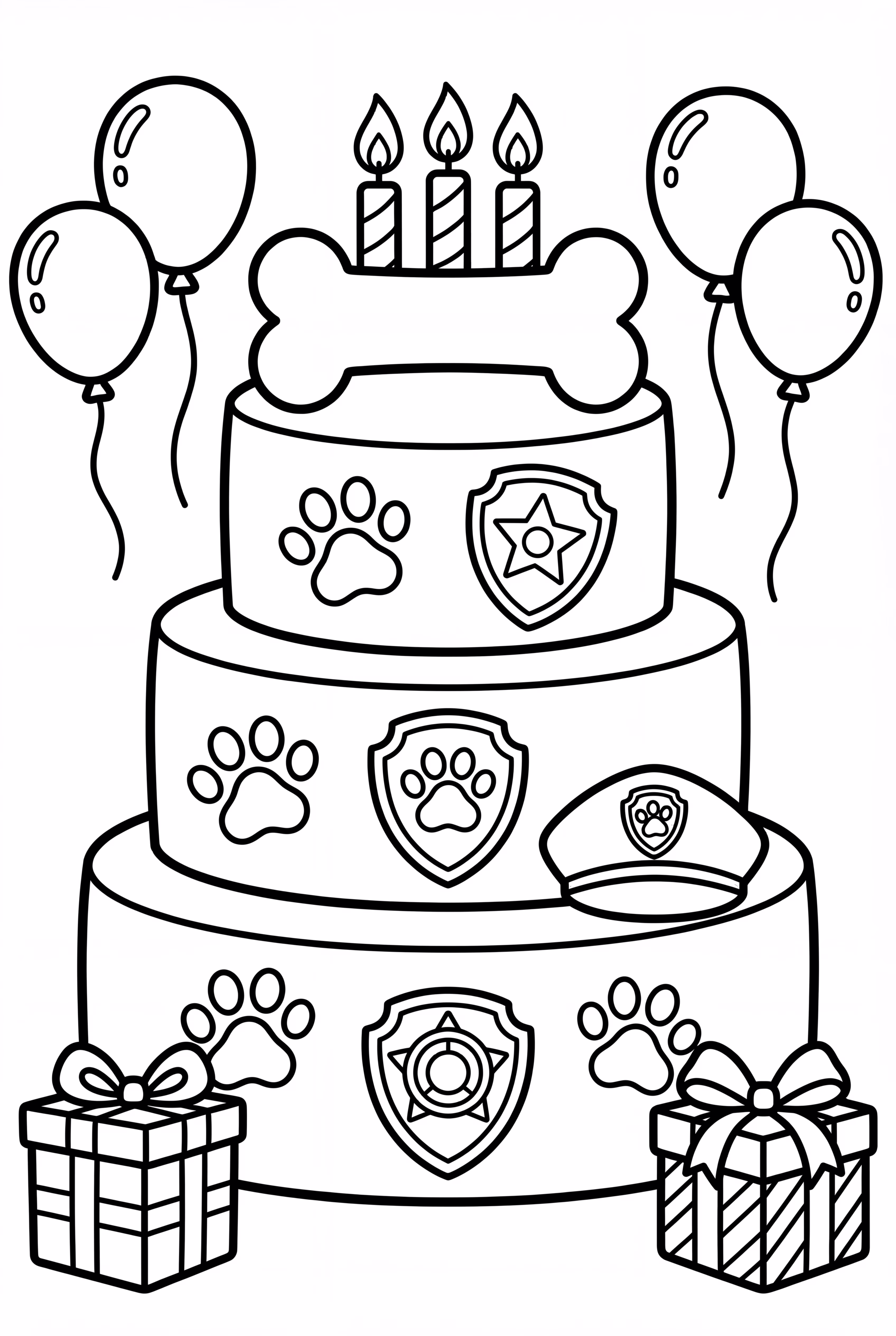 Paw Patrol Giant Birthday Cake