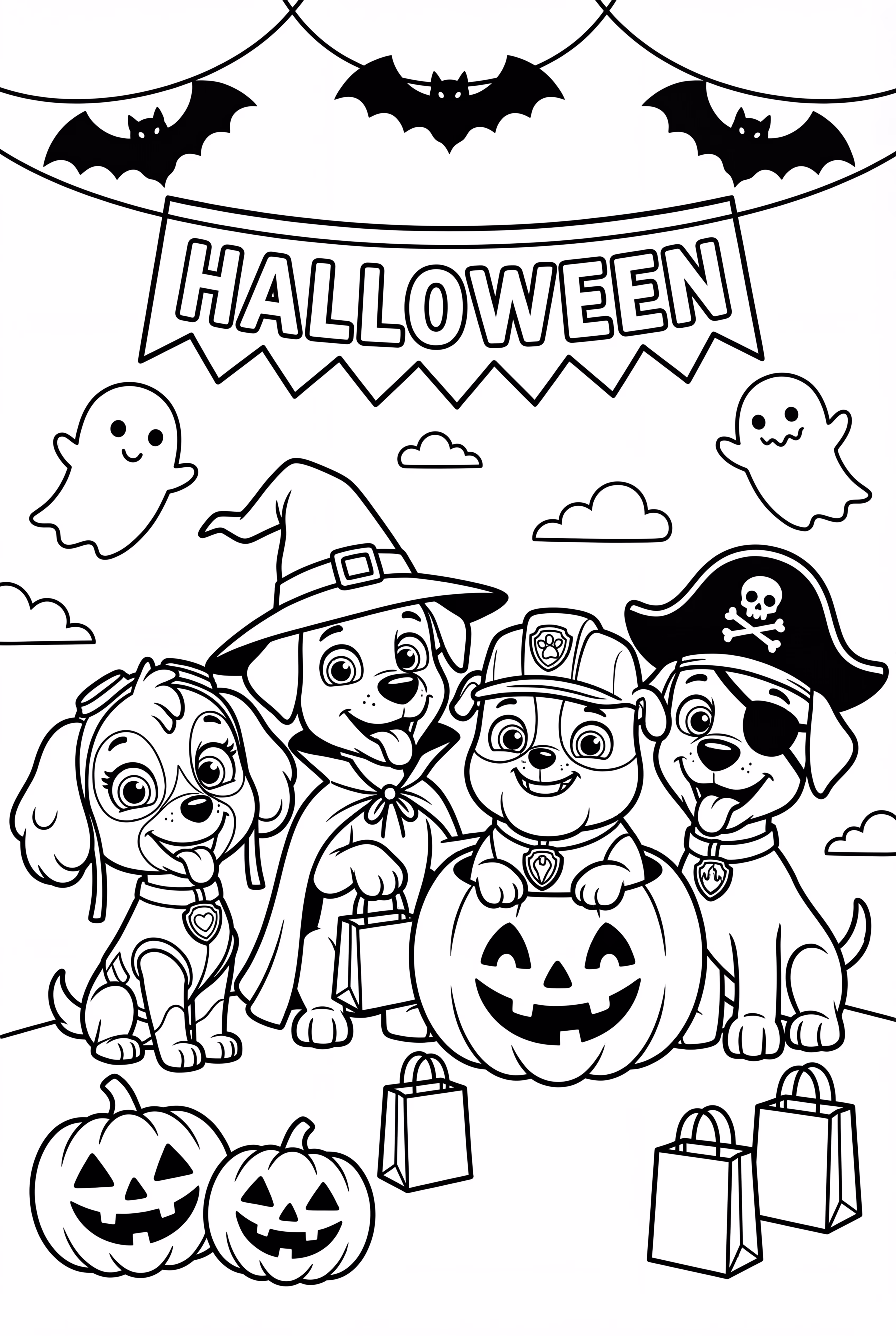 Paw Patrol Halloween Costume Party