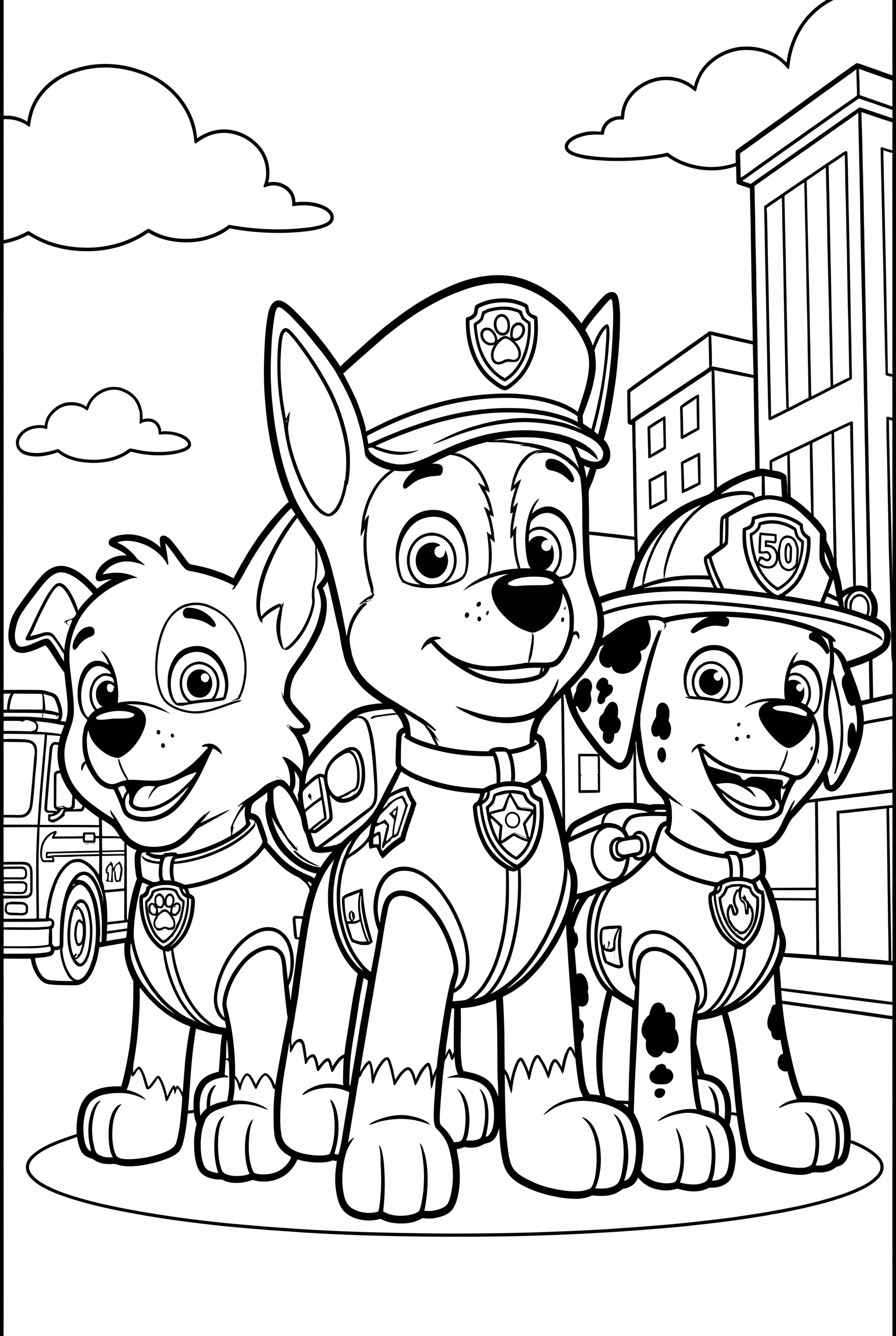 Paw Patrol Rettungsmission in der Stadt