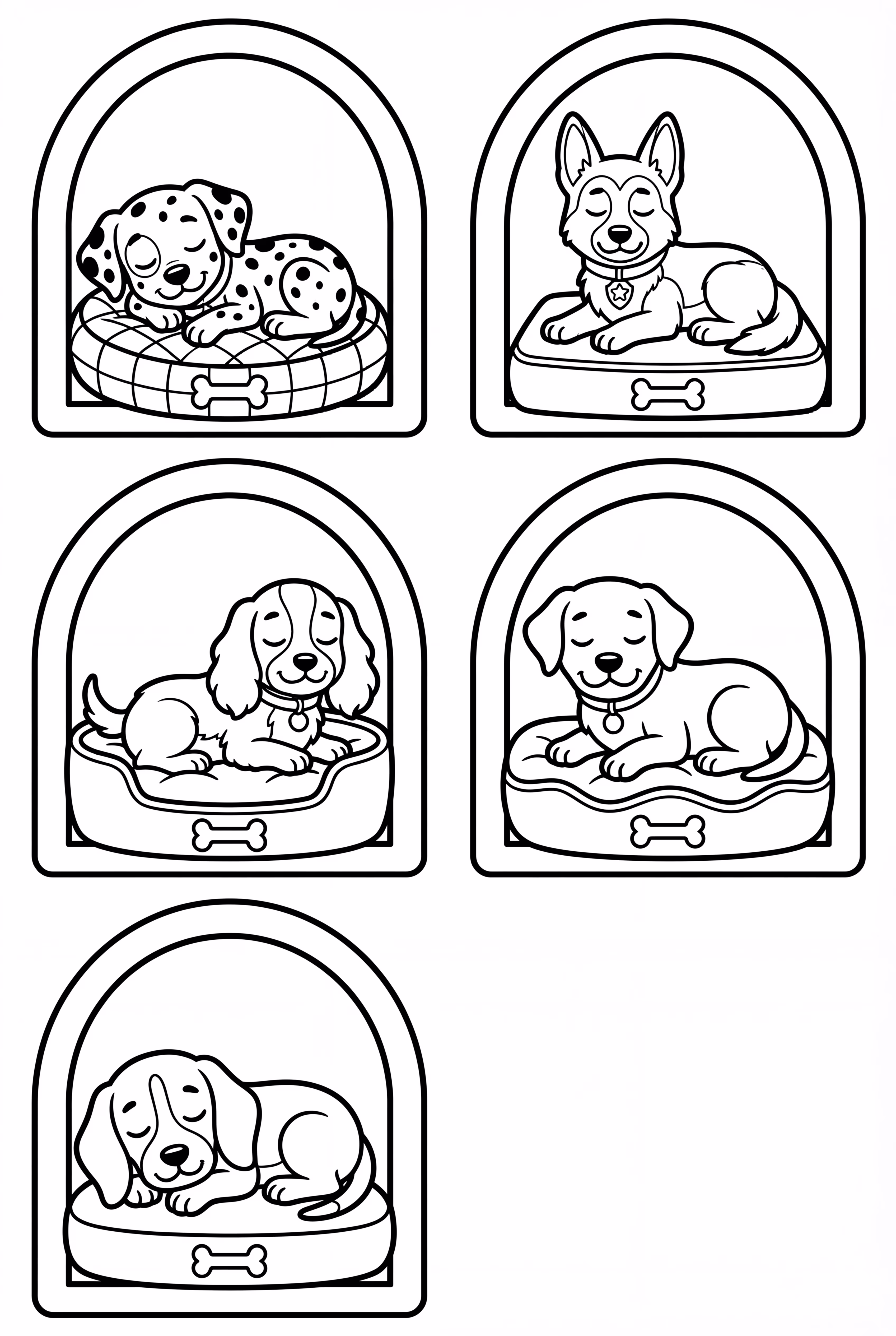 Paw Patrol Dormindo em Cãezinhos