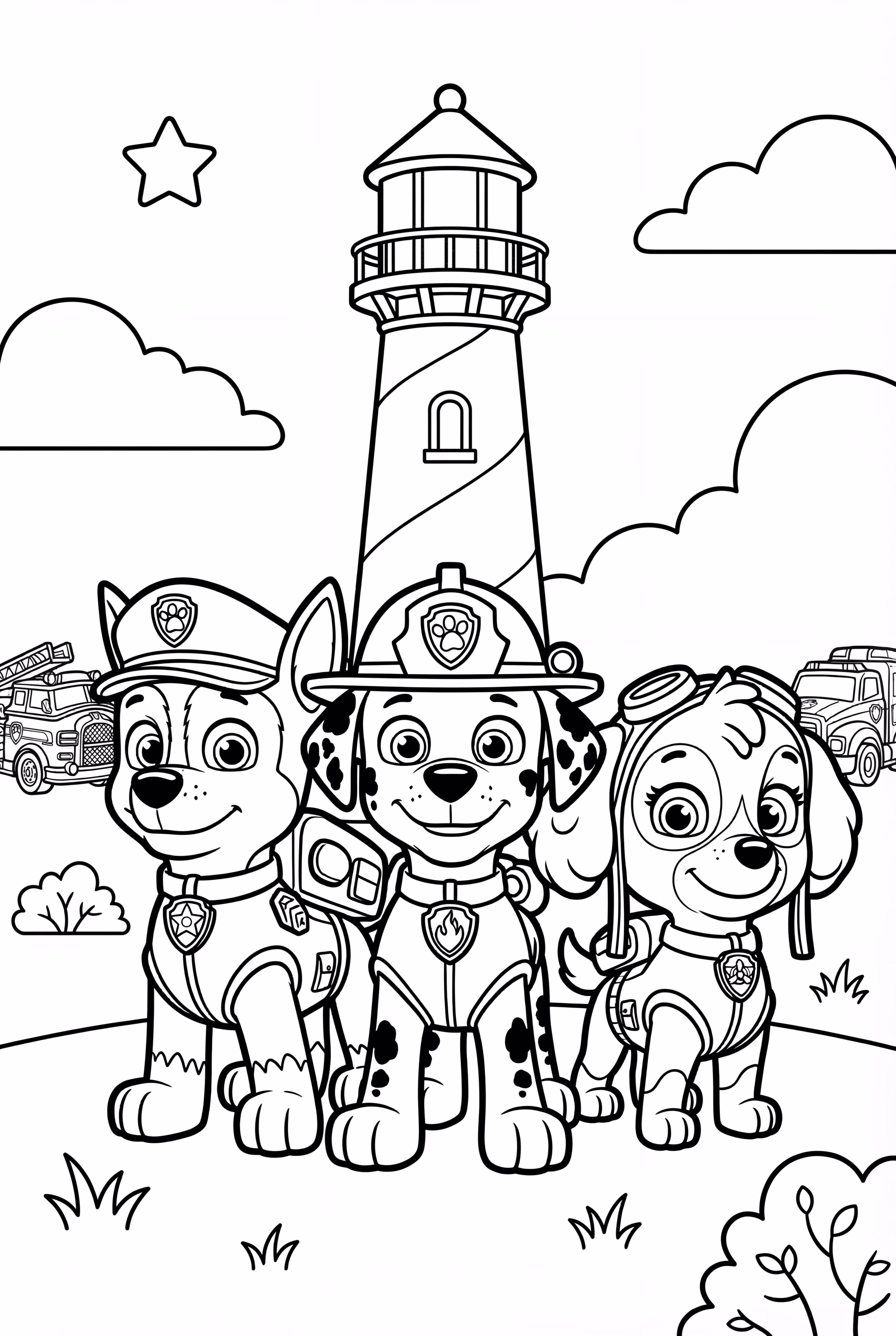 Paw Patrol Team in Action