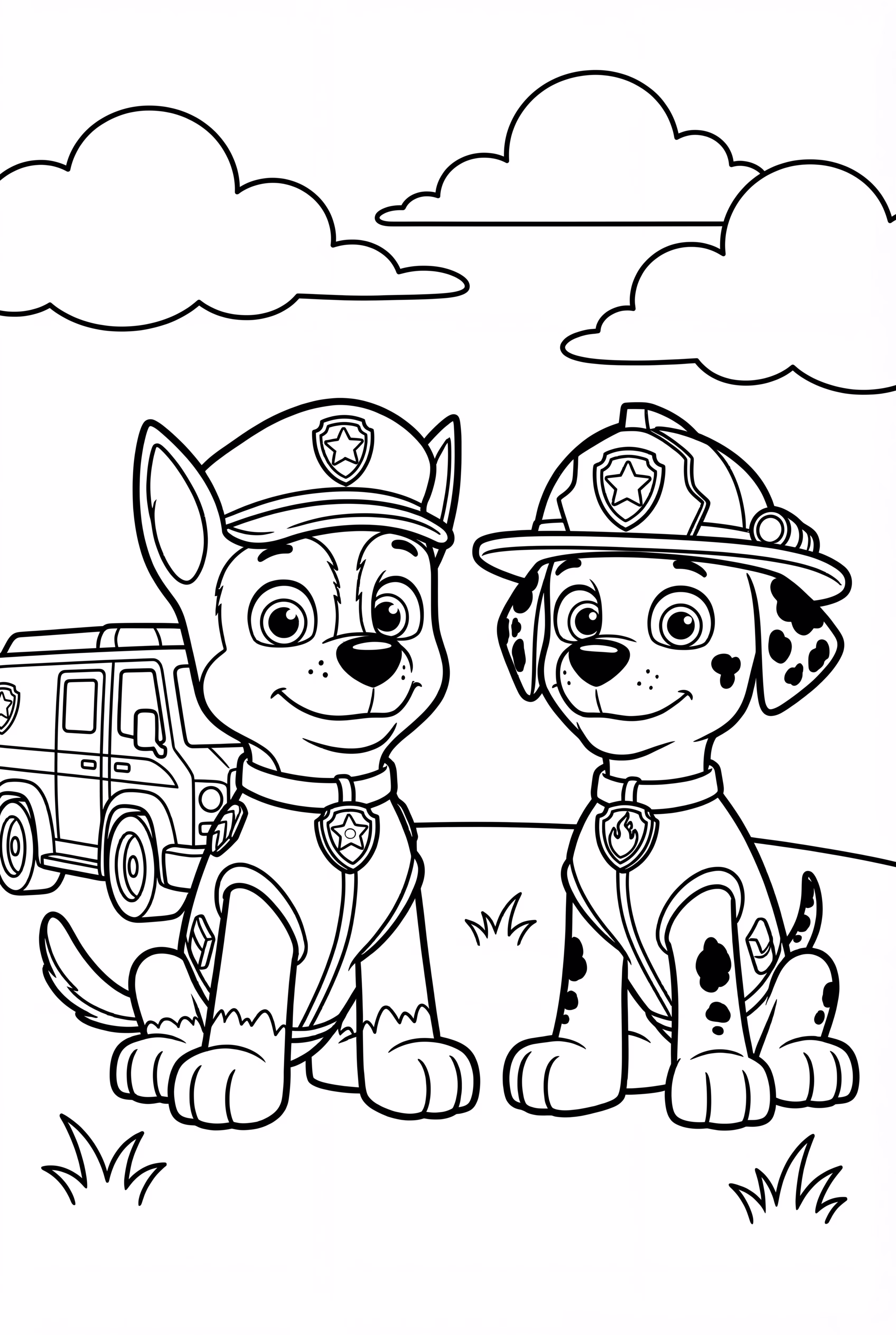 Paw Patrol Trabalho em Equipe Durante uma Tempestade