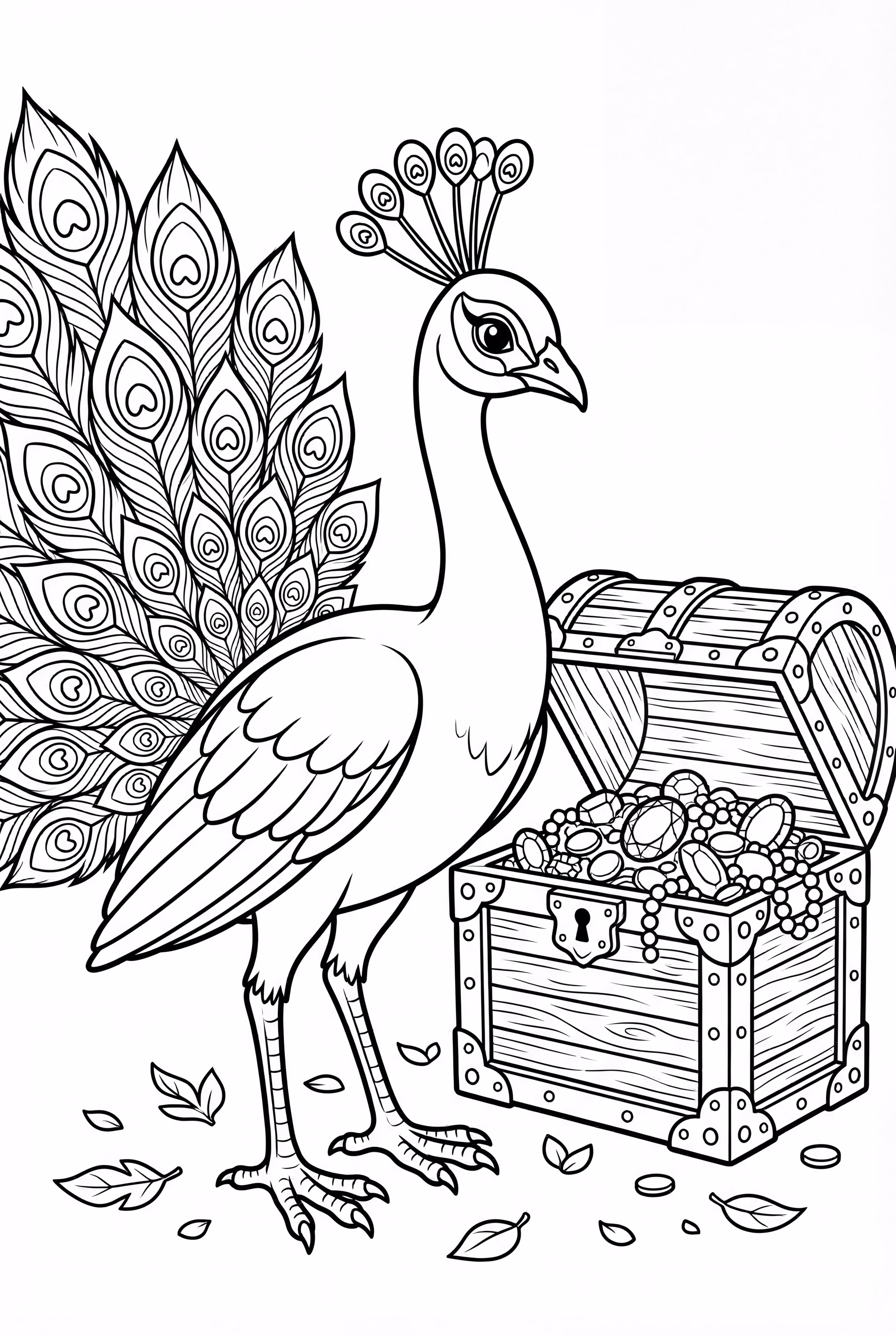 peacock and the hidden treasure