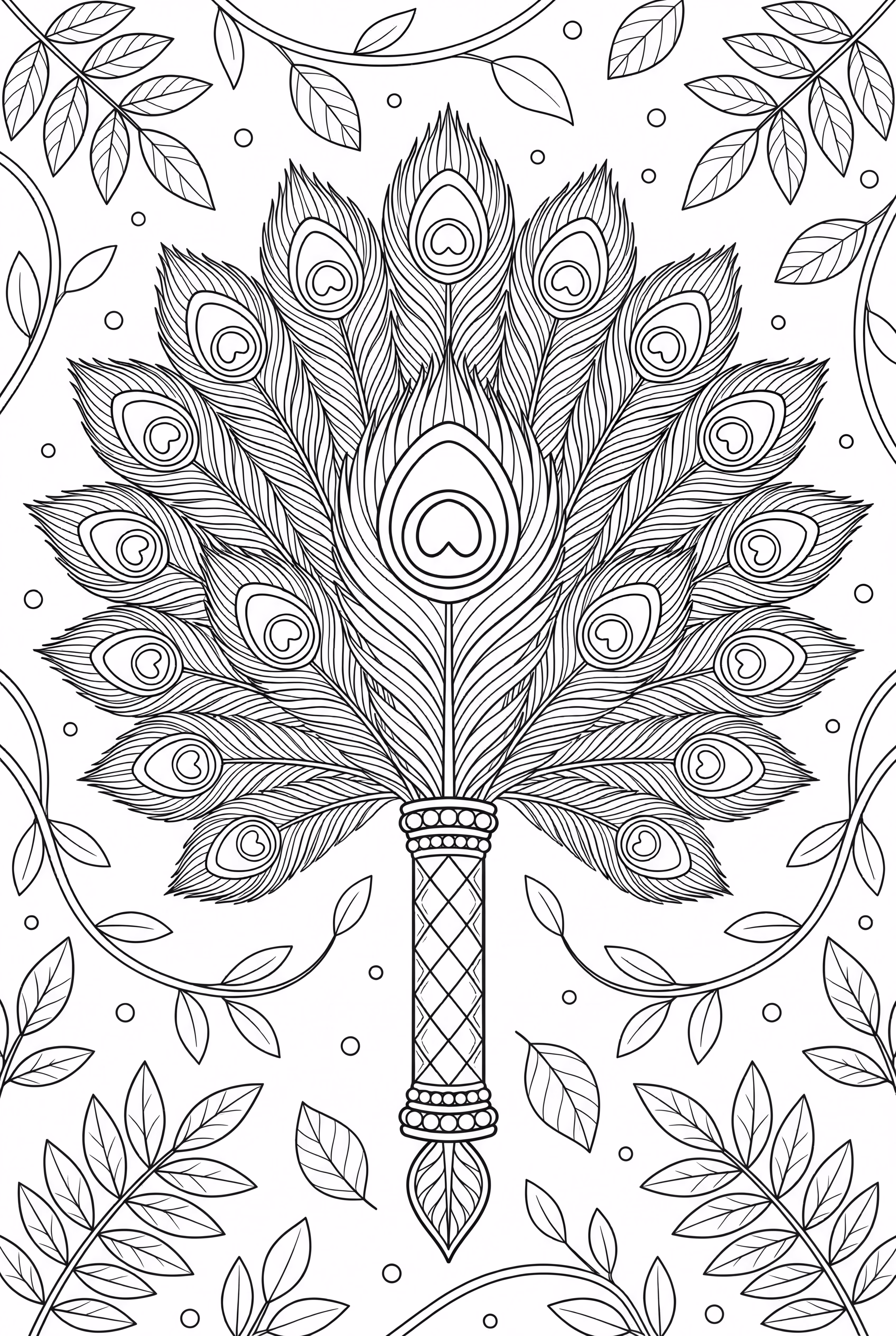 abanico de plumas de pavo real-2