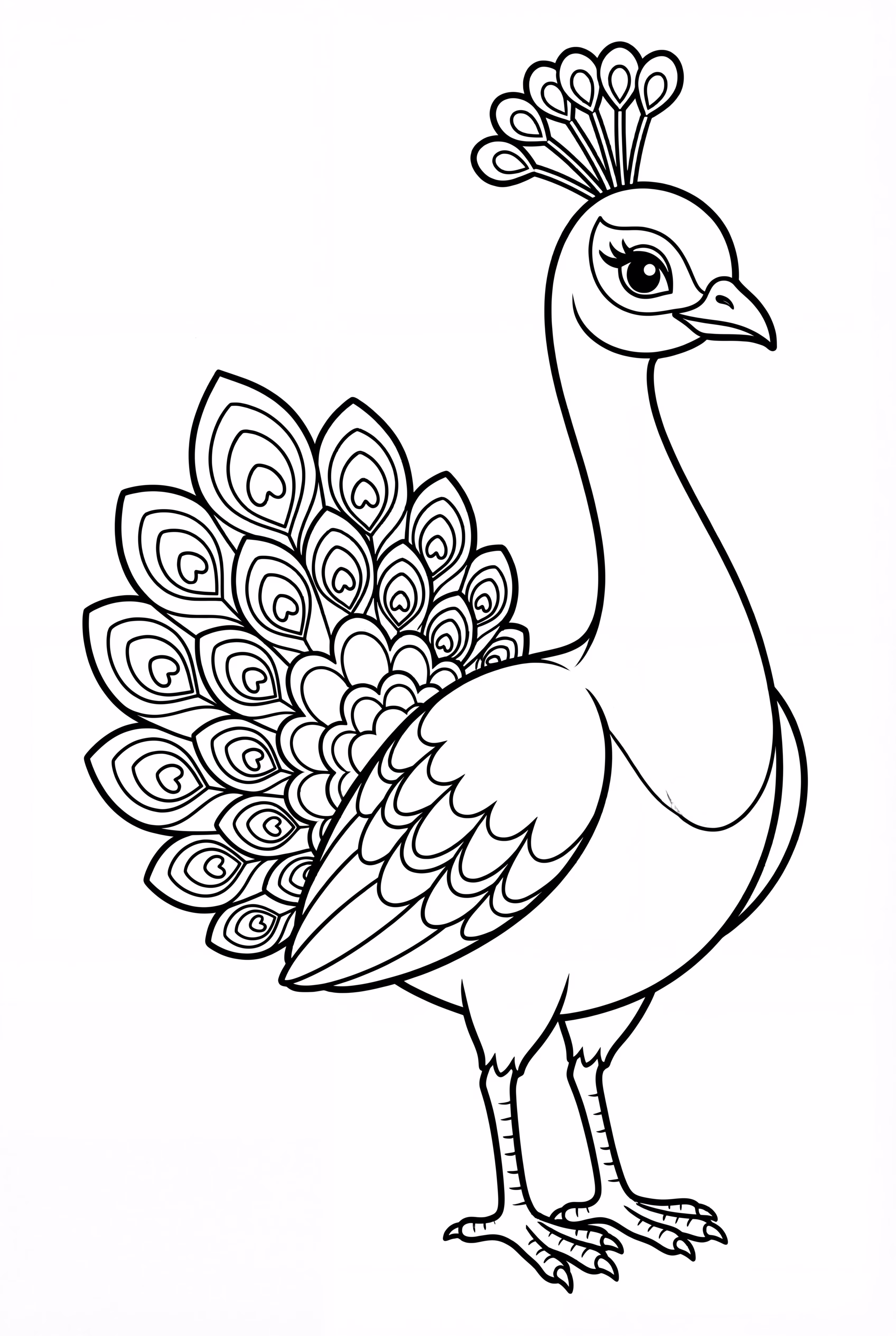 peacock in royal garden