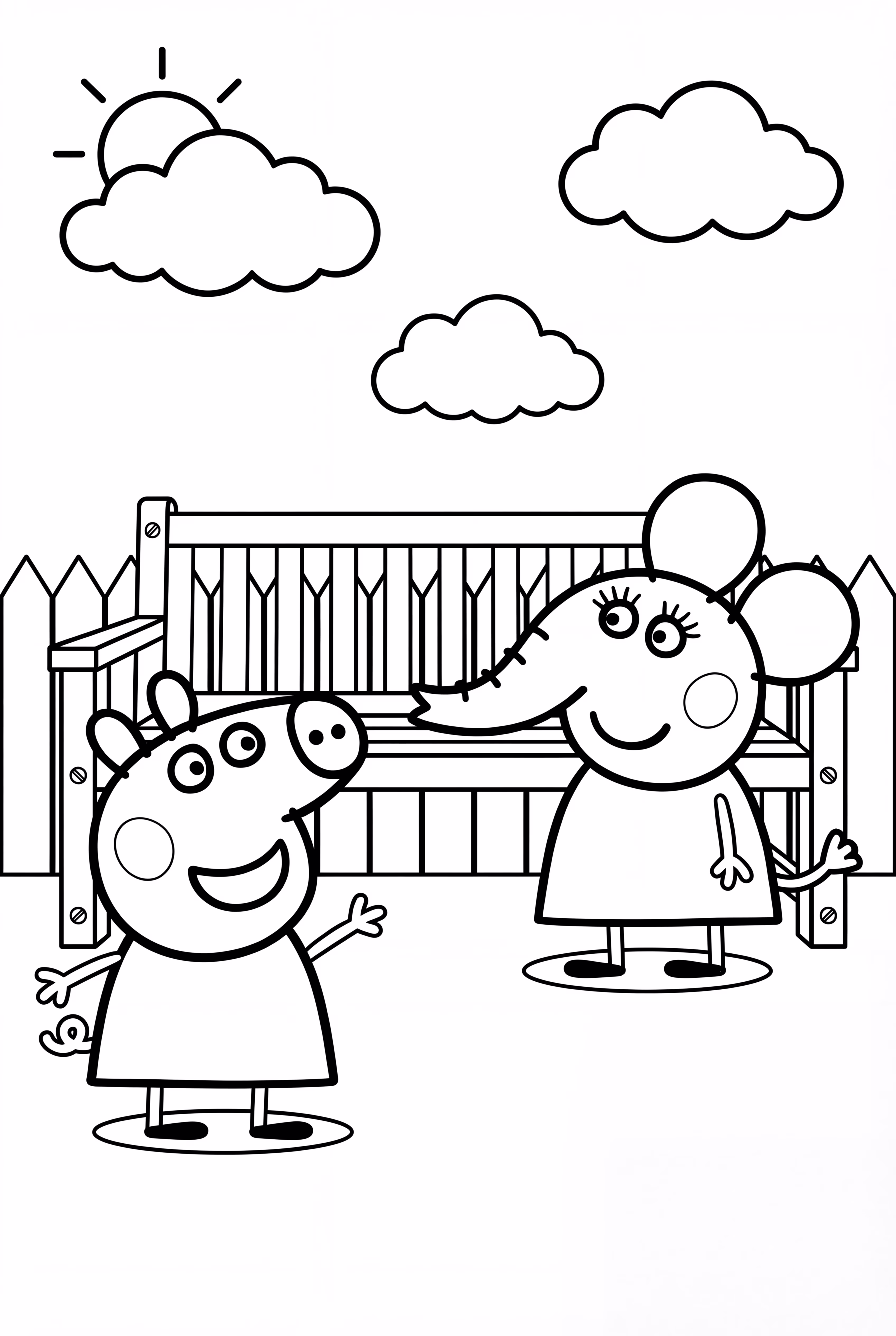 Peppa Pig and Emily Elephant Together