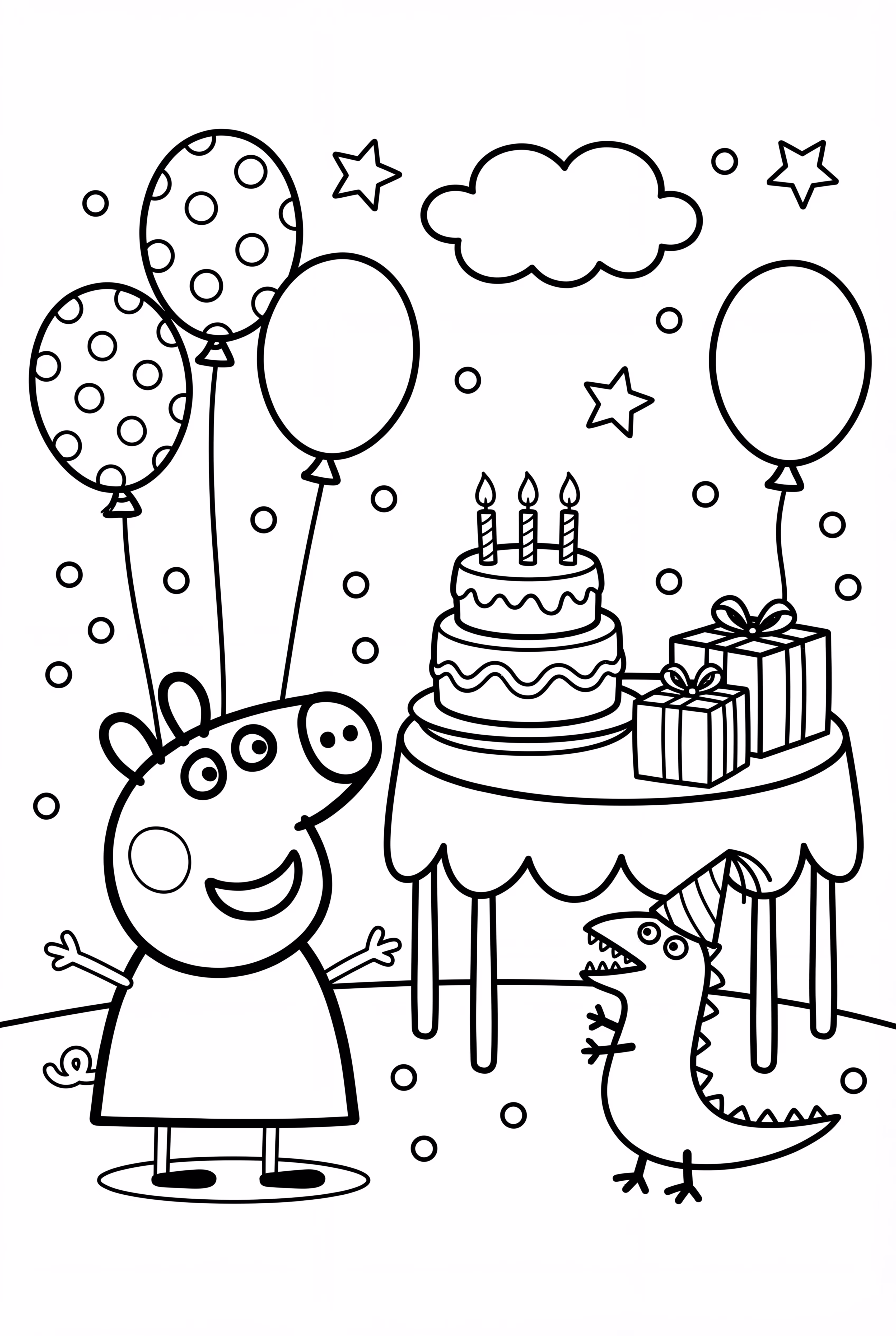 페파 Pig 생일 파티