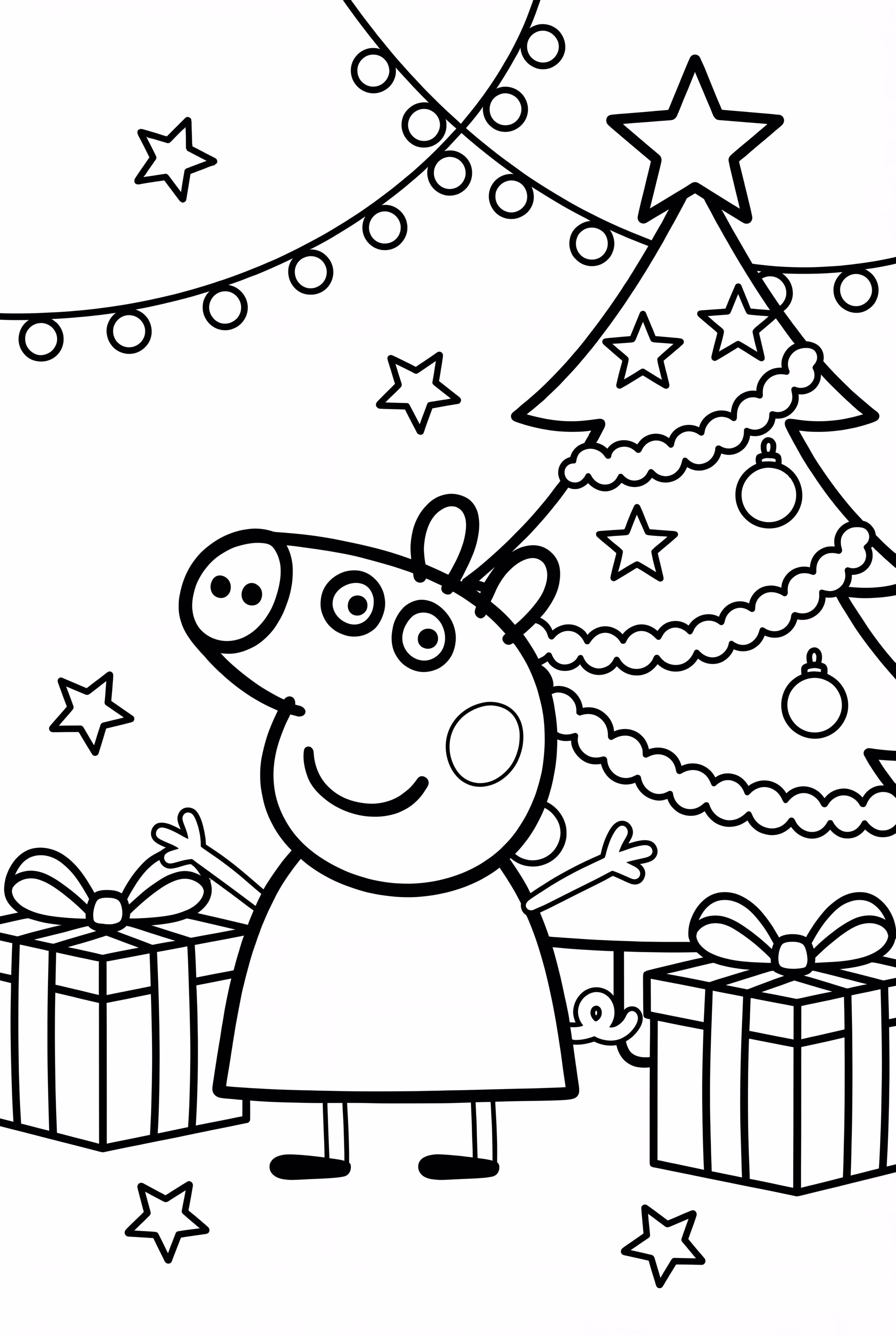 peppa pig christmas tree decoration
