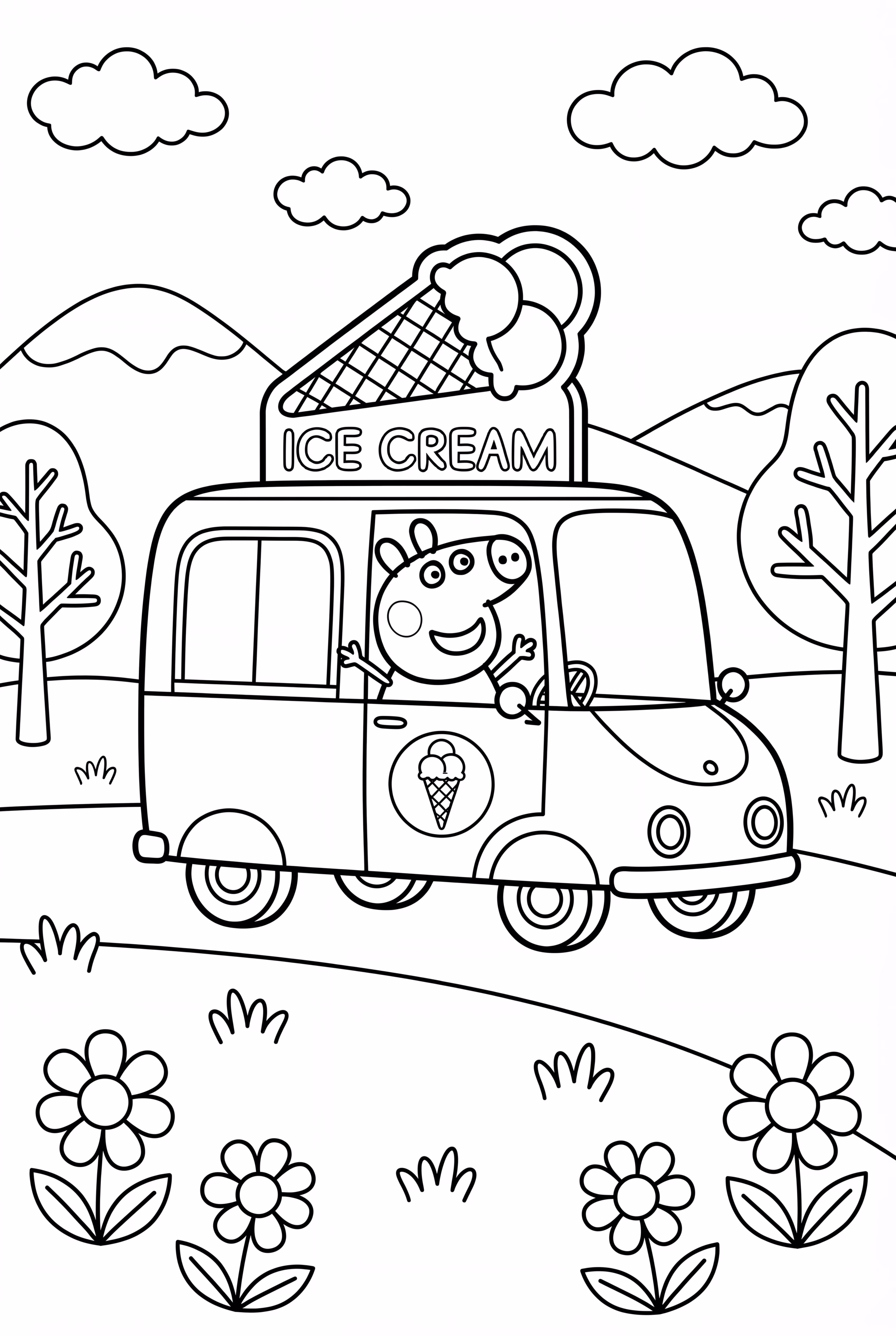 Peppa Pig Ice Cream Truck Adventure