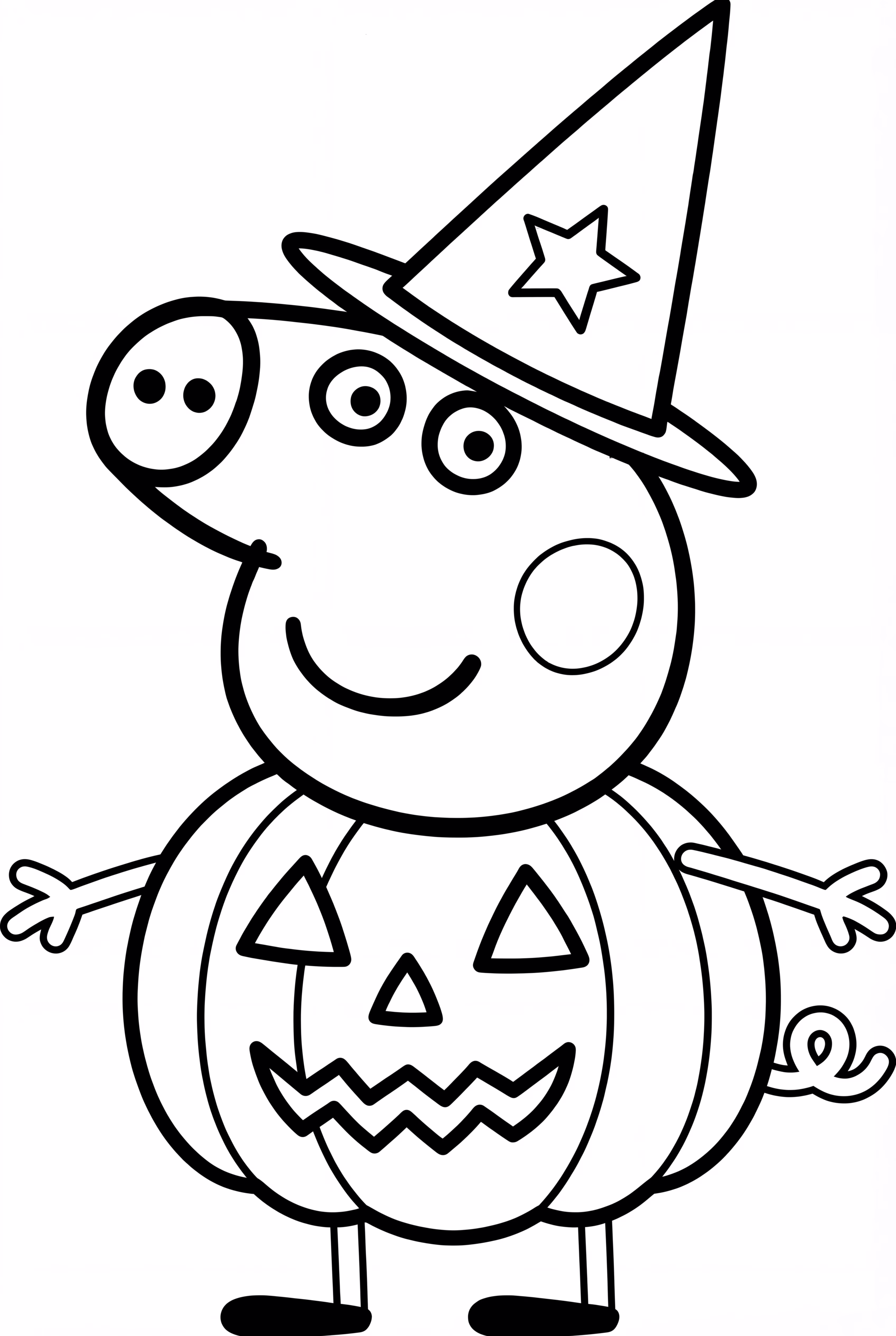 페파 Pig 할로윈 호박 의상