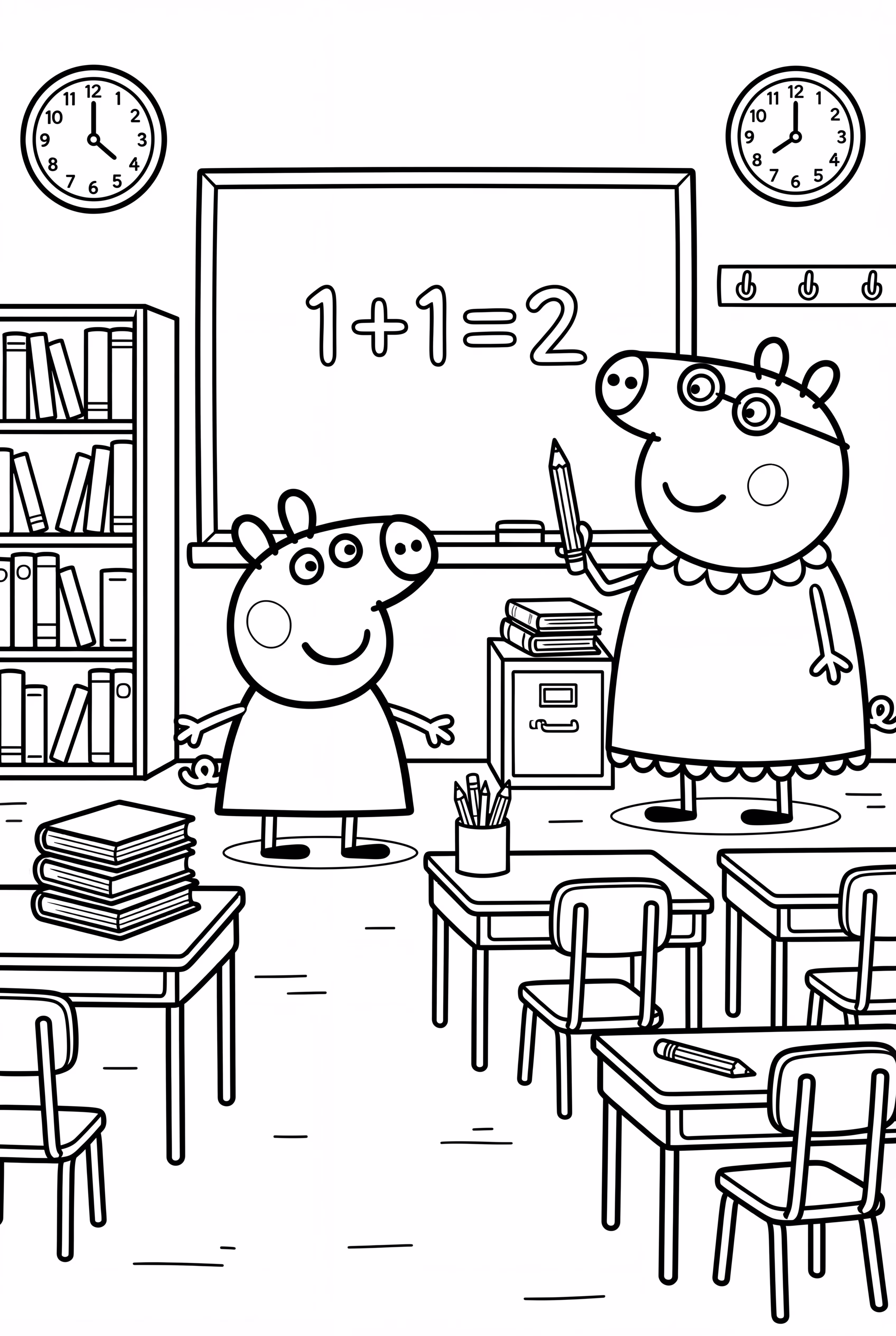 페파 Pig 교실의 하루, 마담 가젤과 함께