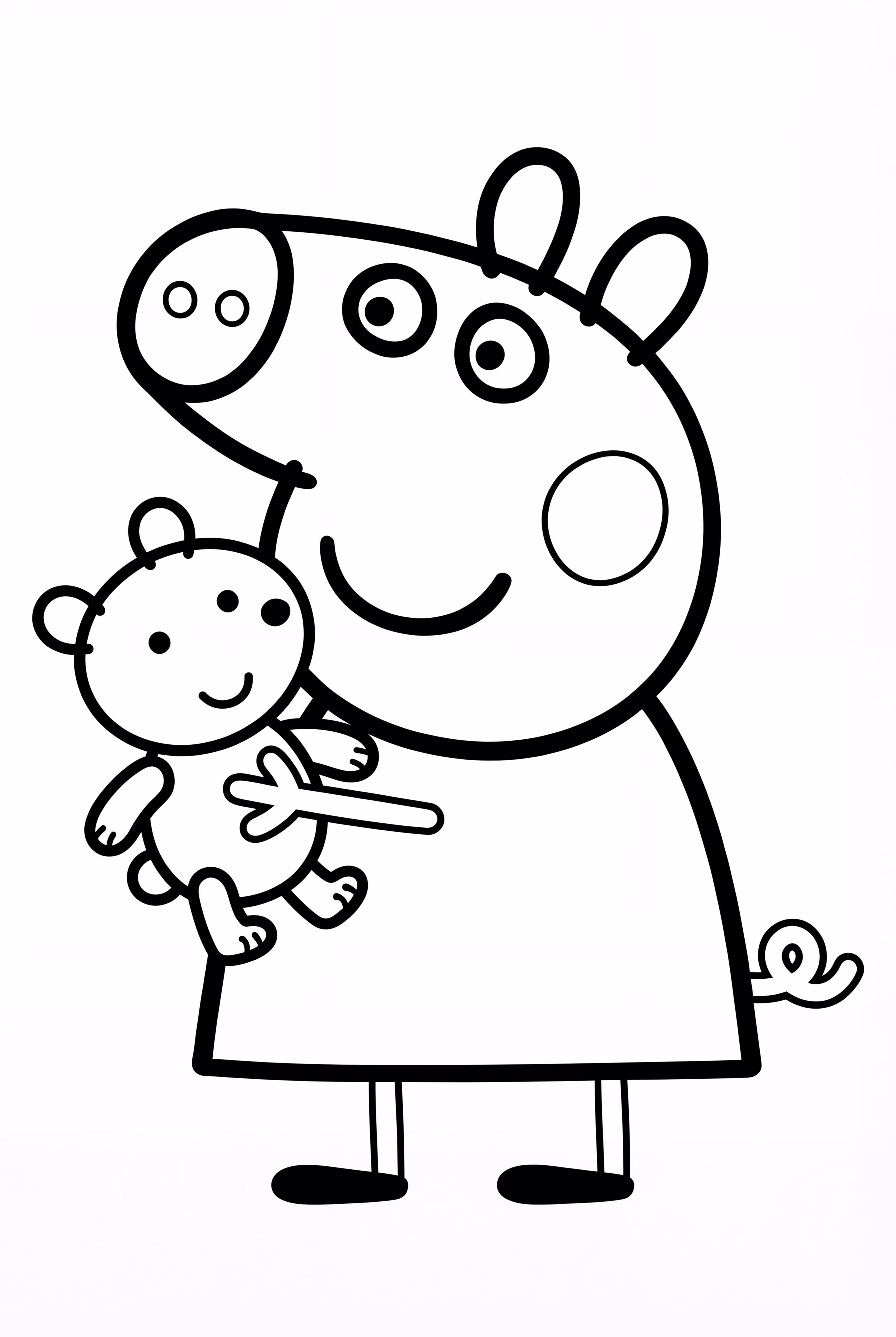 페파 피그와 테디 베어