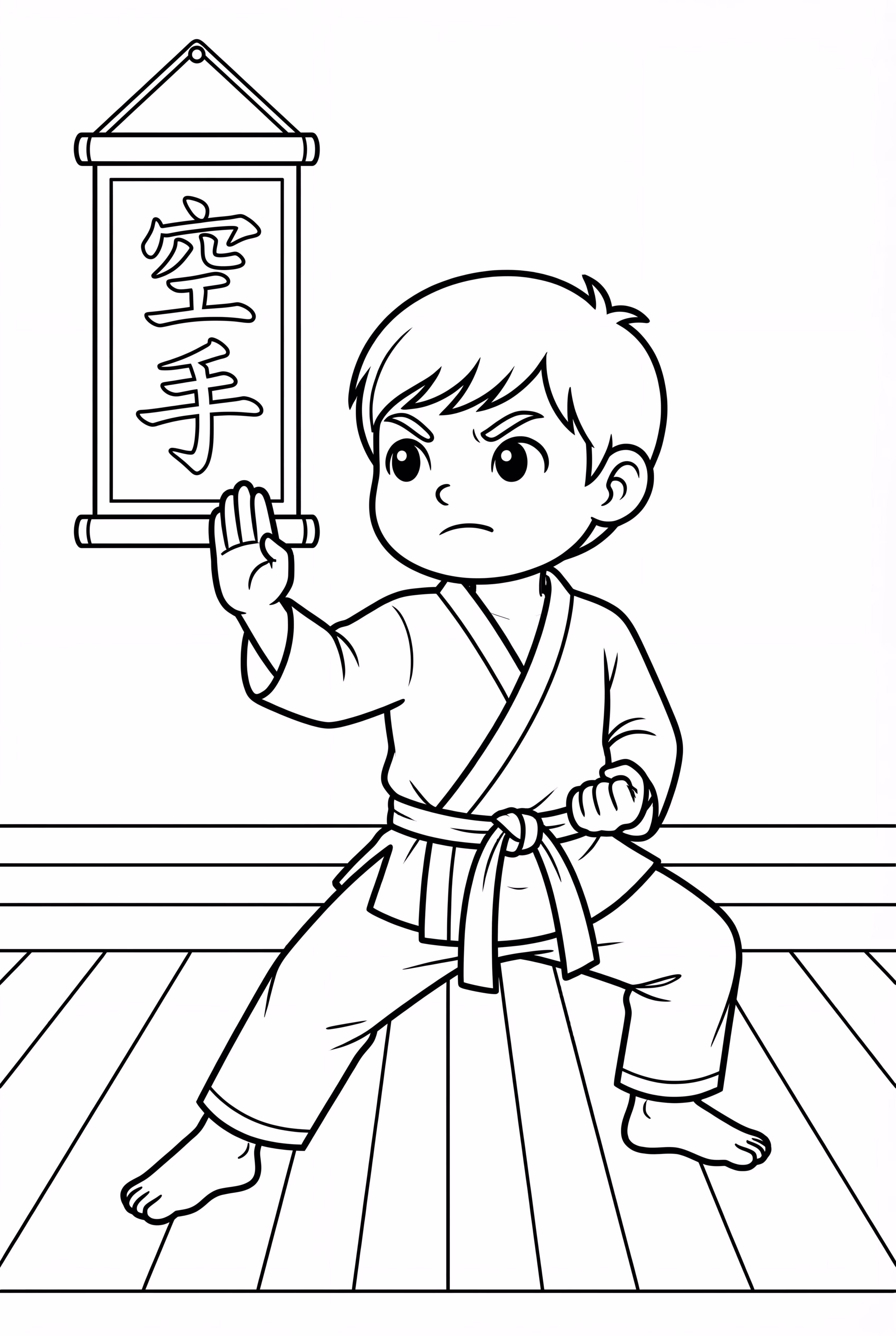 Performing A Karate Kata Form