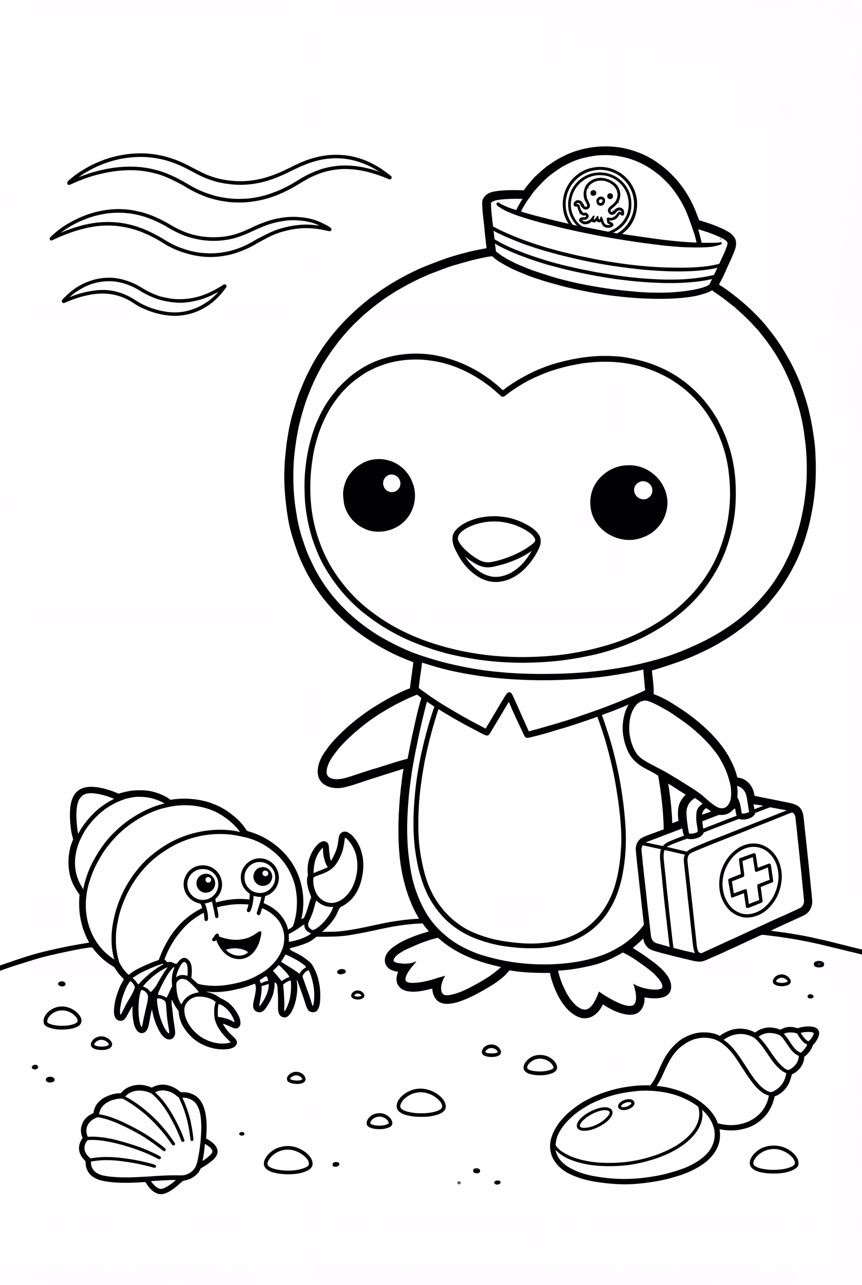 Peso Assisting A Stranded Hermit Crab
