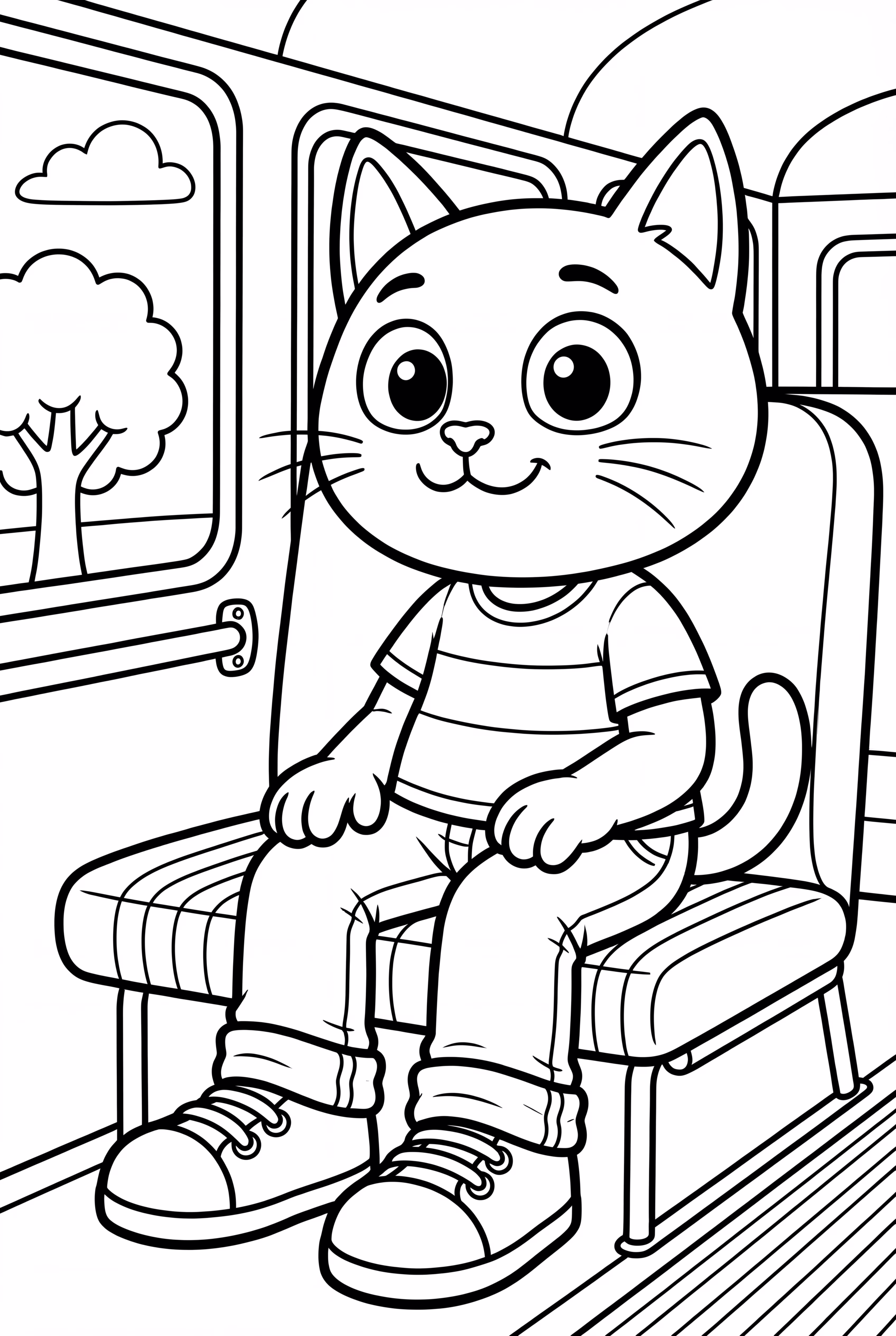 Pete The Cat On The School Bus