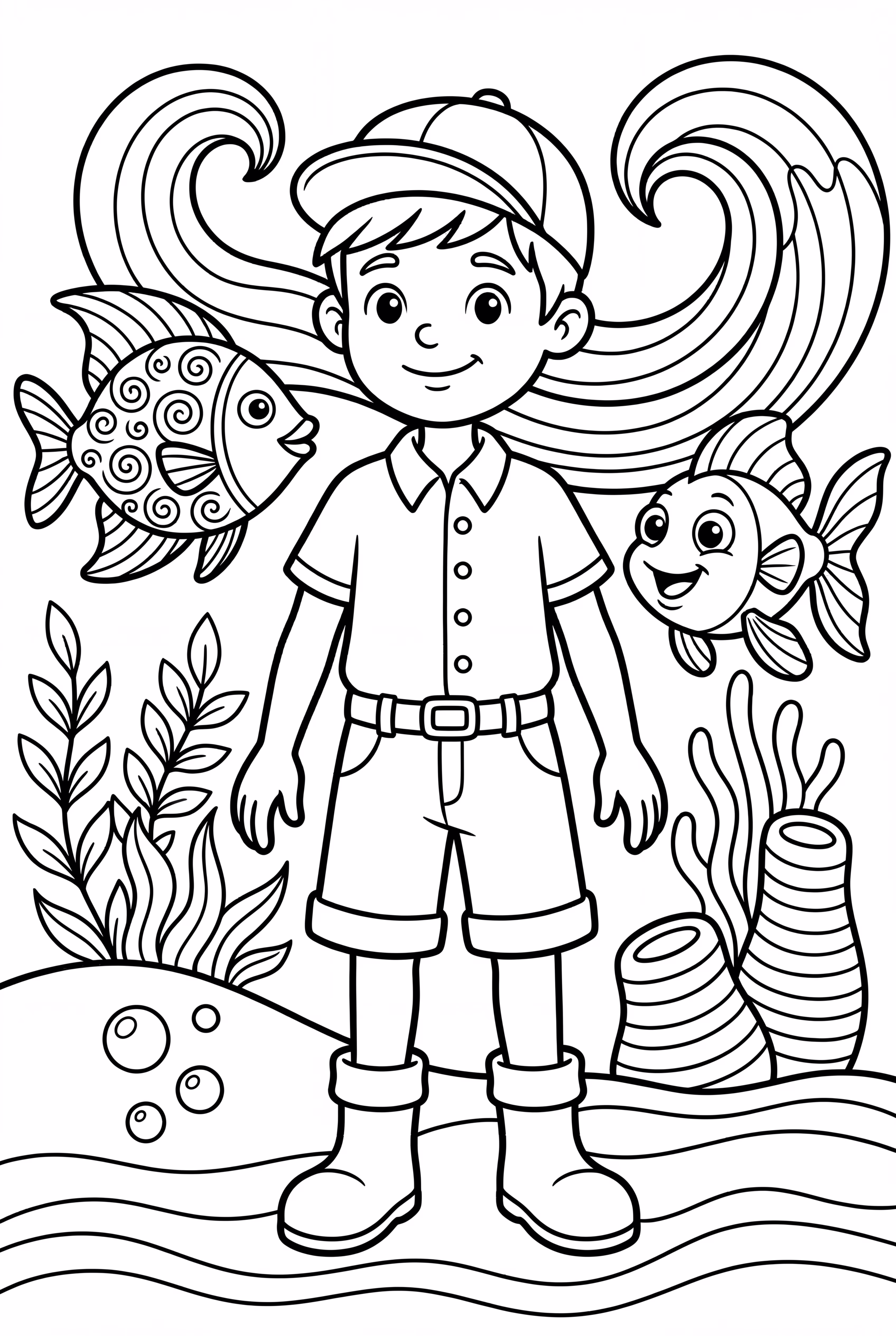 Peter Bible Story in the Sea