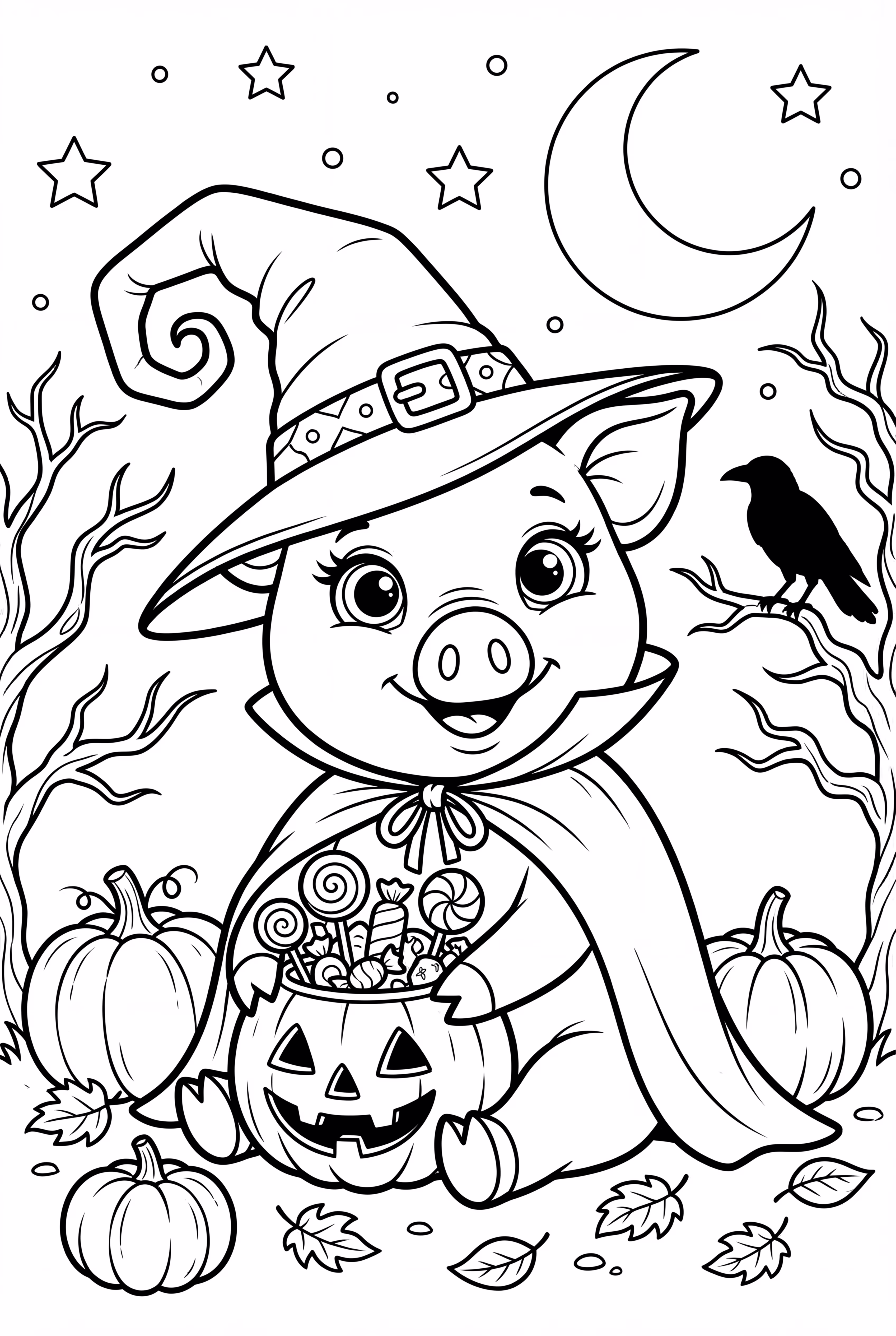 Piggy on Halloween Night
