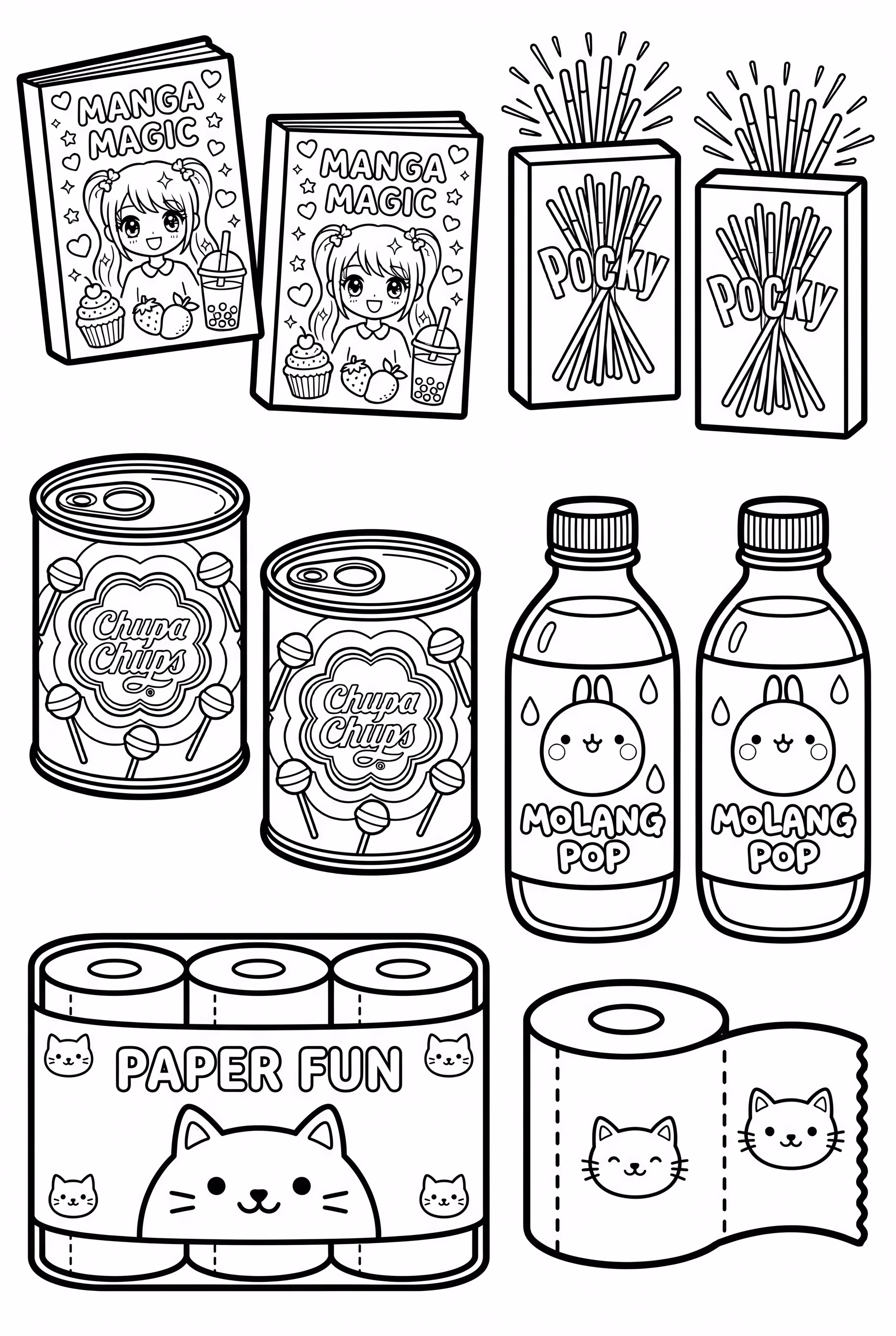 Pink Themed Snacks And Essentials