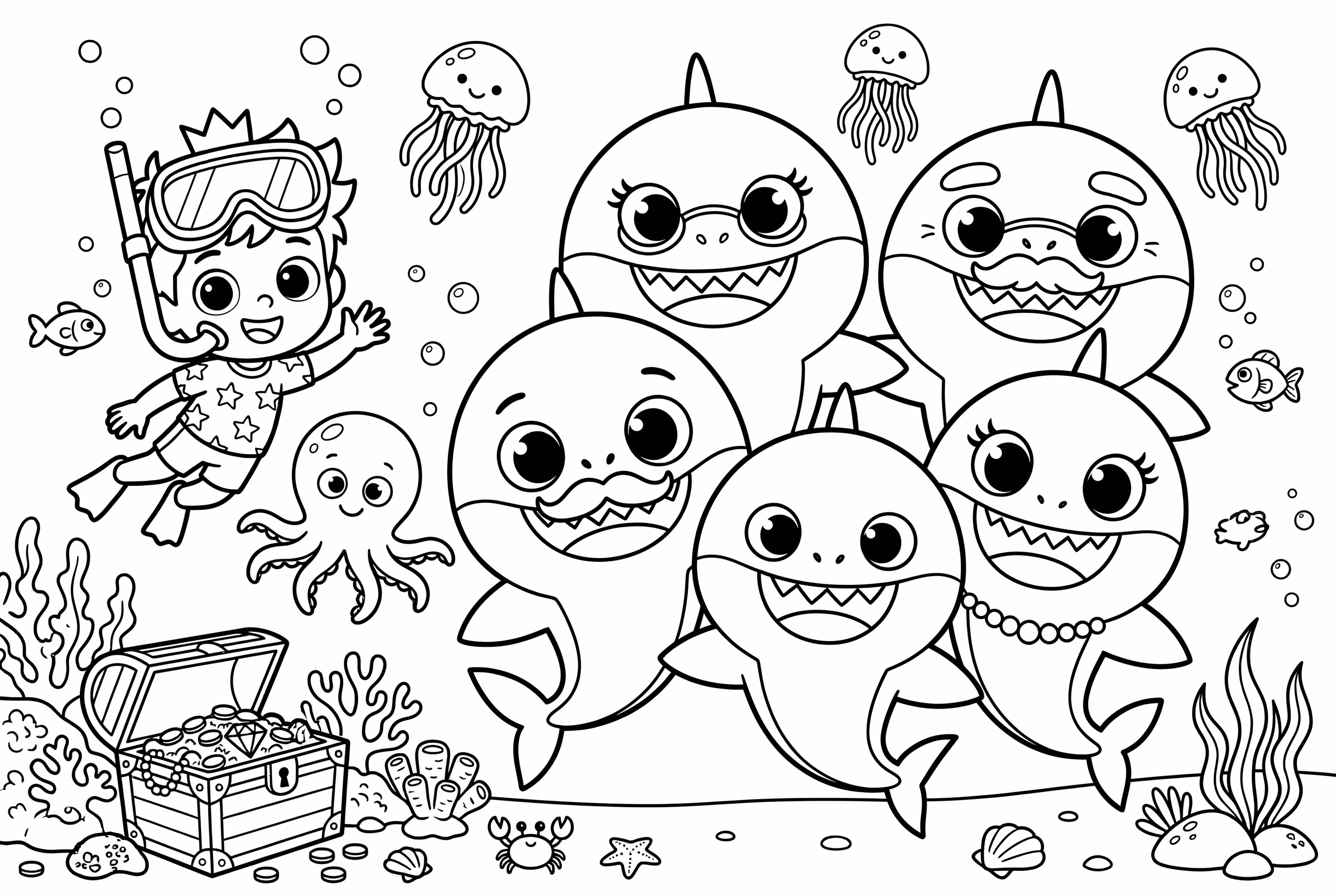Pinkfong Baby Shark Family