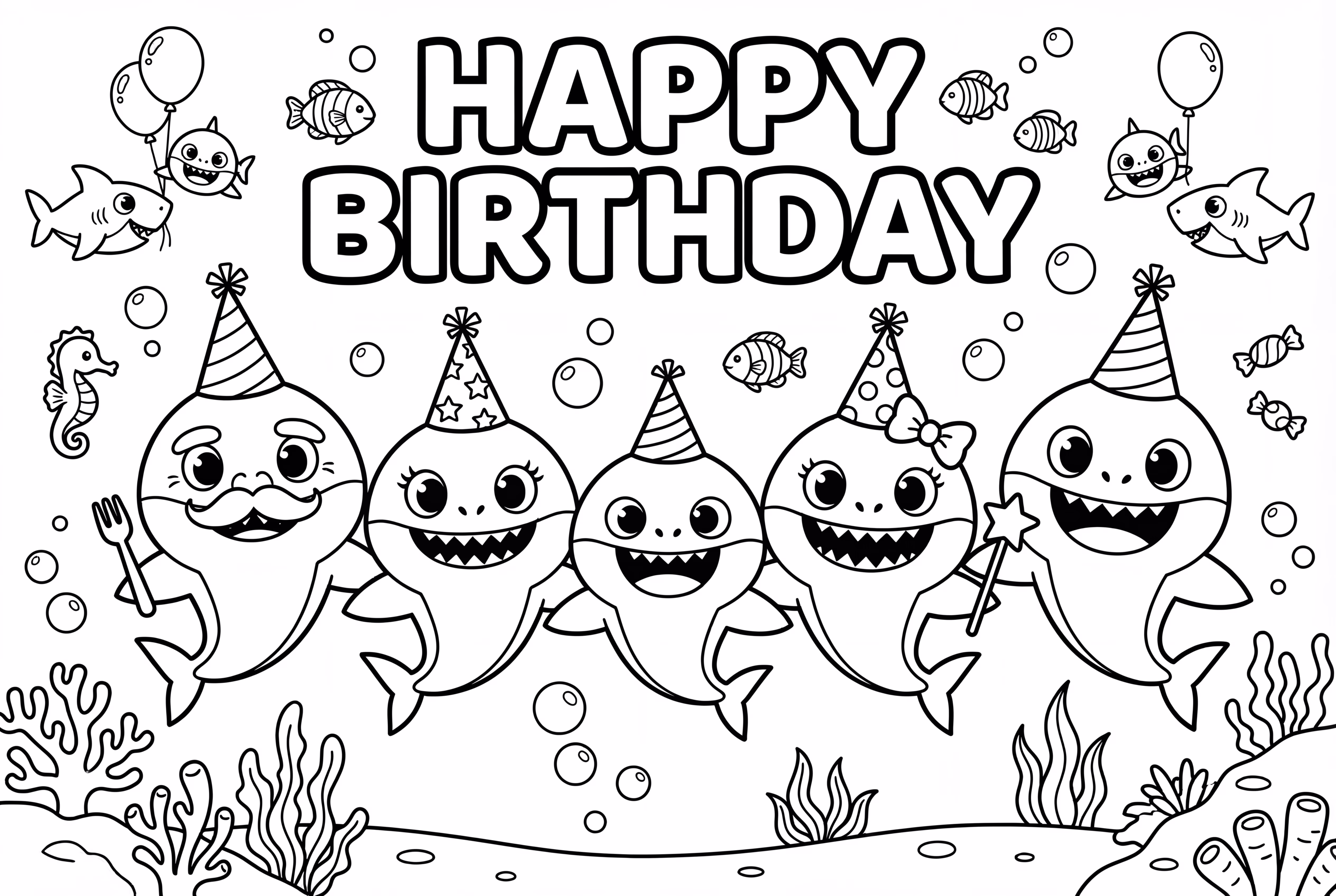 Pinkfong Baby Shark In Party Hat