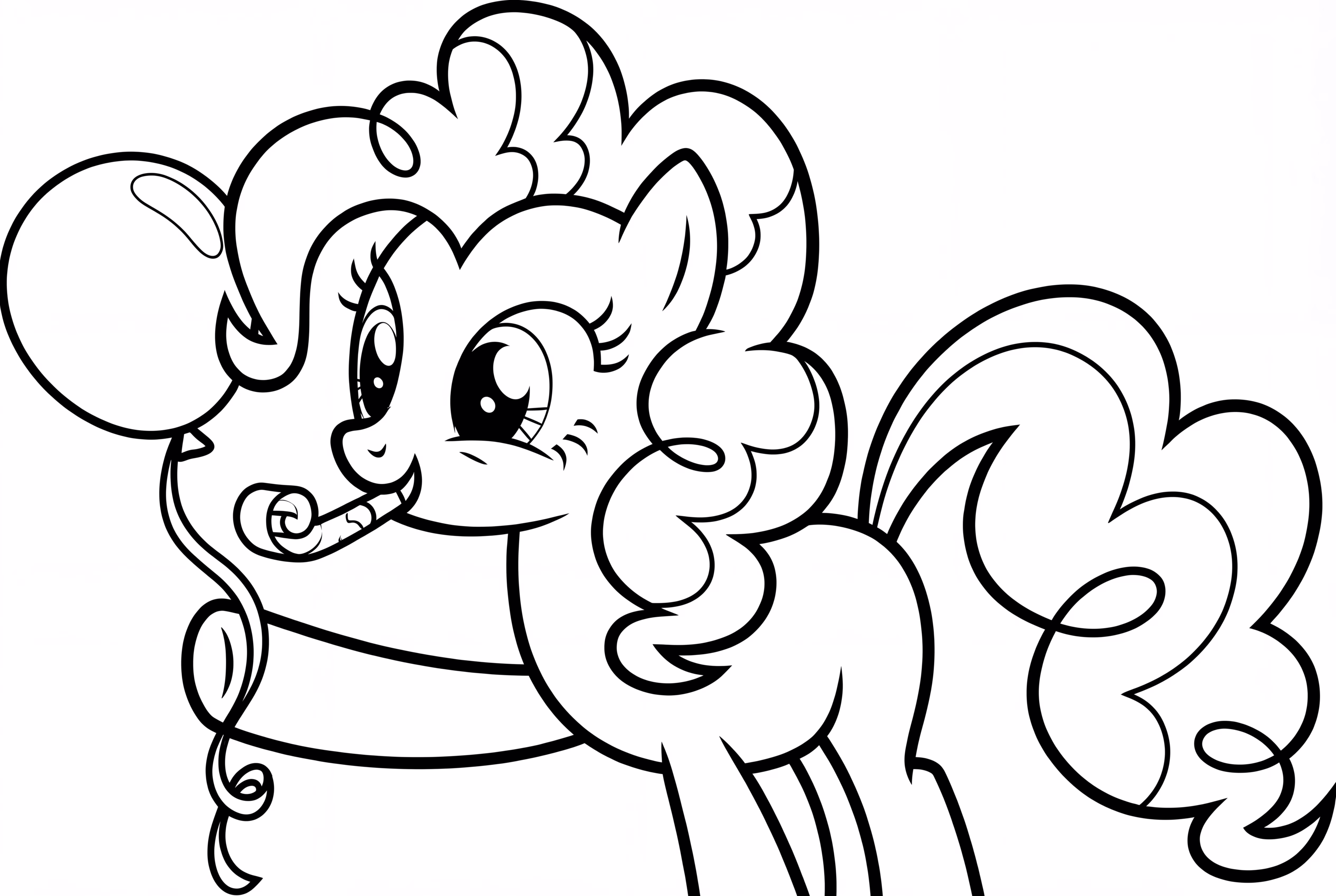 Pinkie Pie celebrates at a birthday party