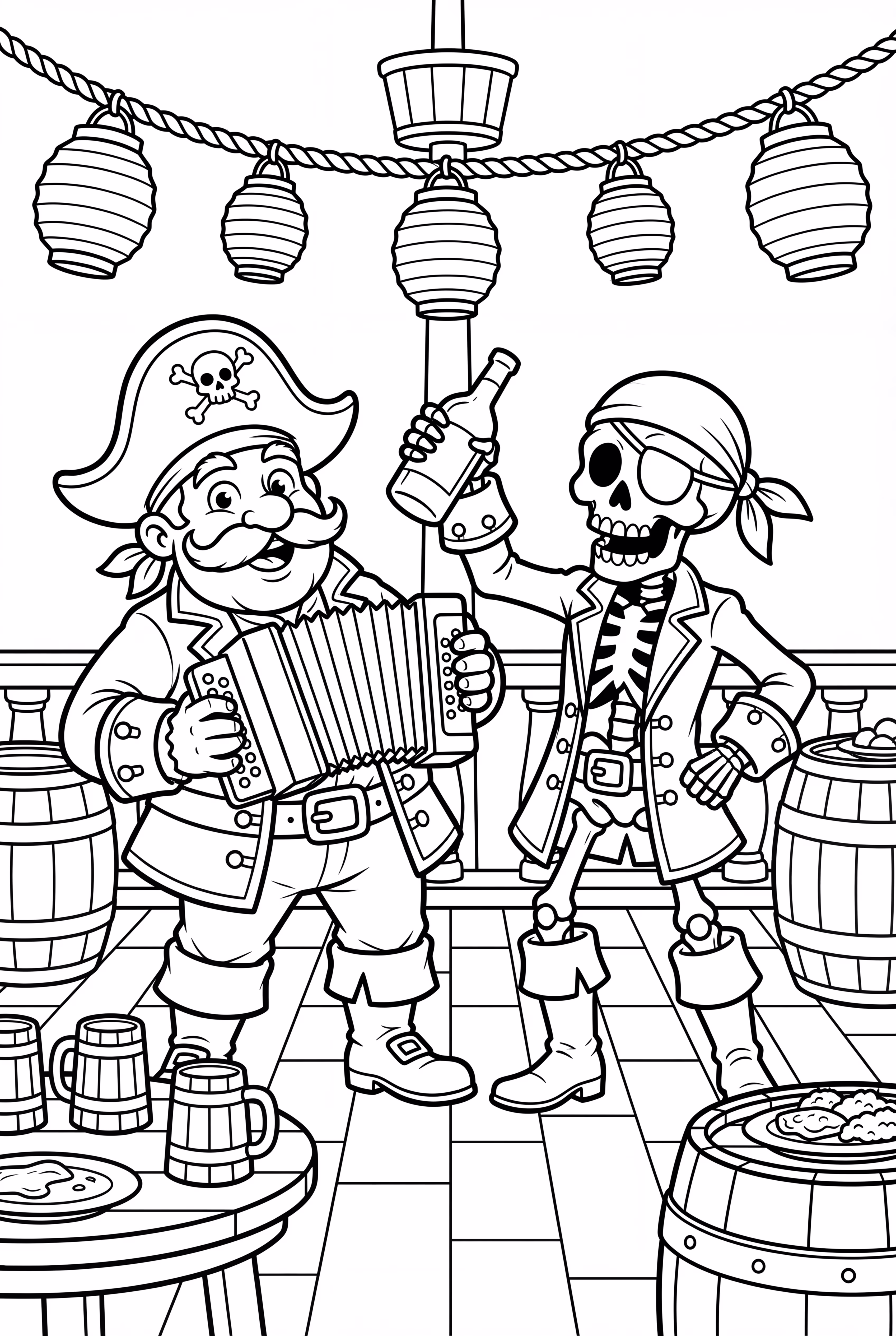 海盗派对与舞蹈和音乐-2