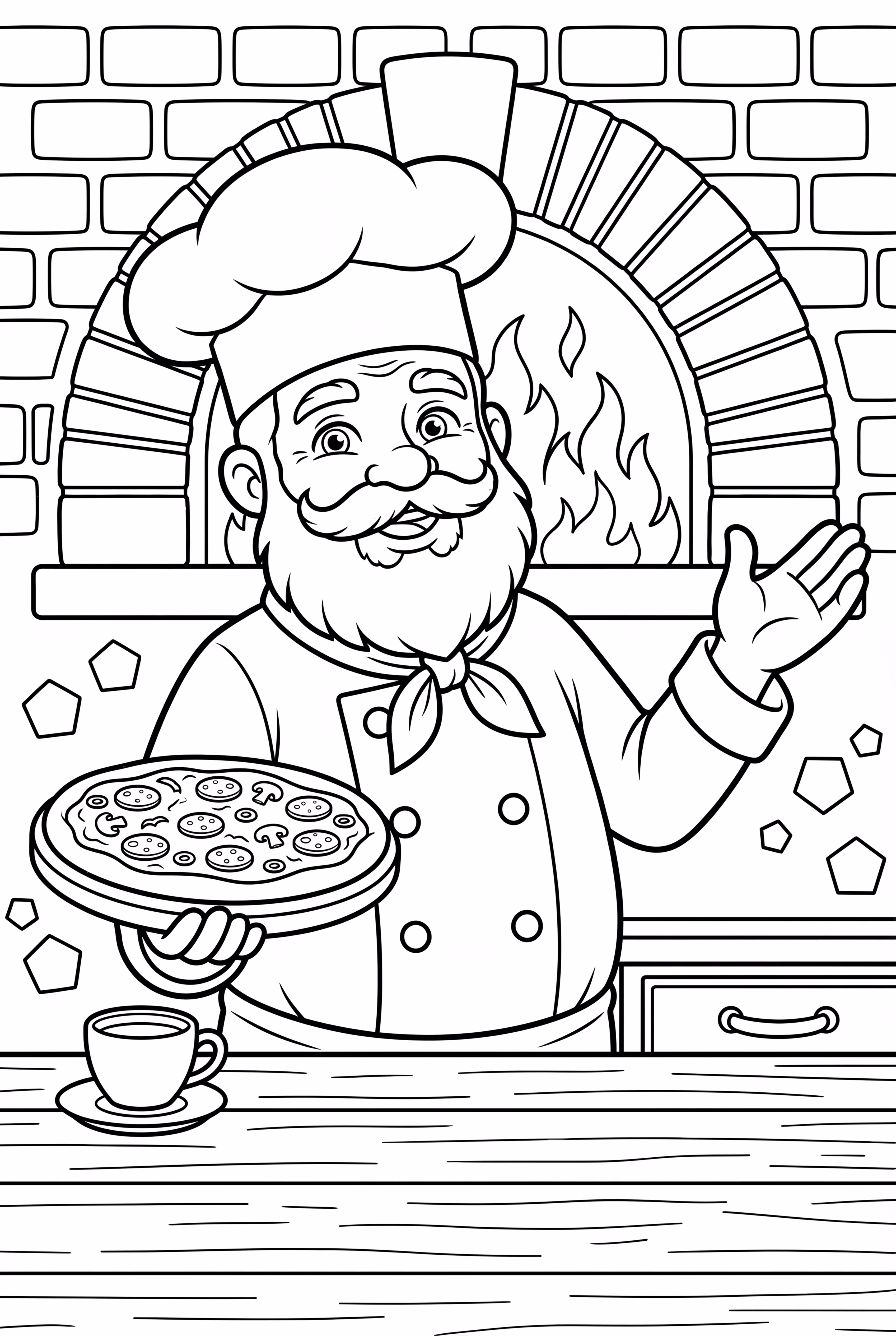 Pizza Chef with Hat