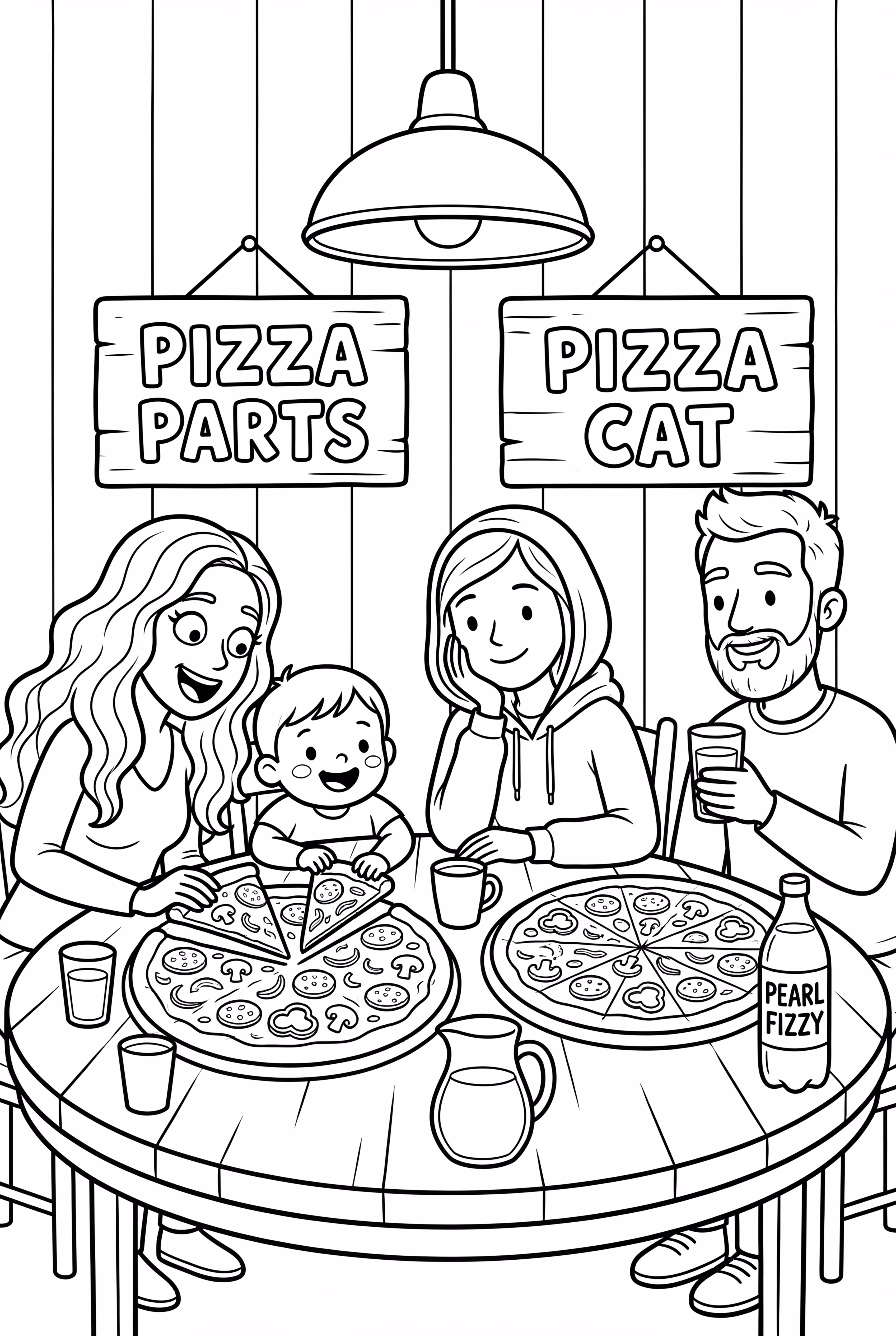 Pizza Party with Friends and Drinks-2