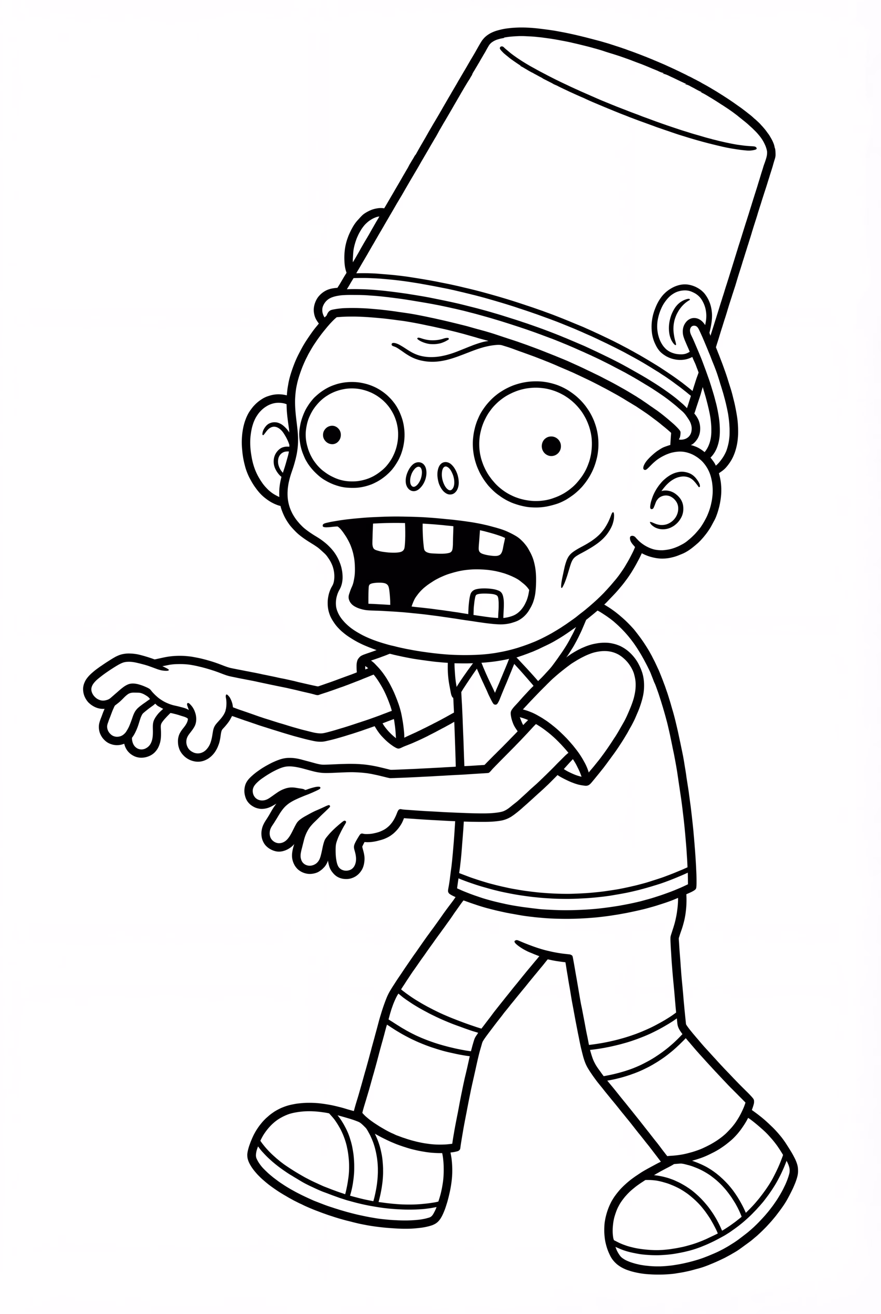 Plants Vs Zombies Buckethead Zombie