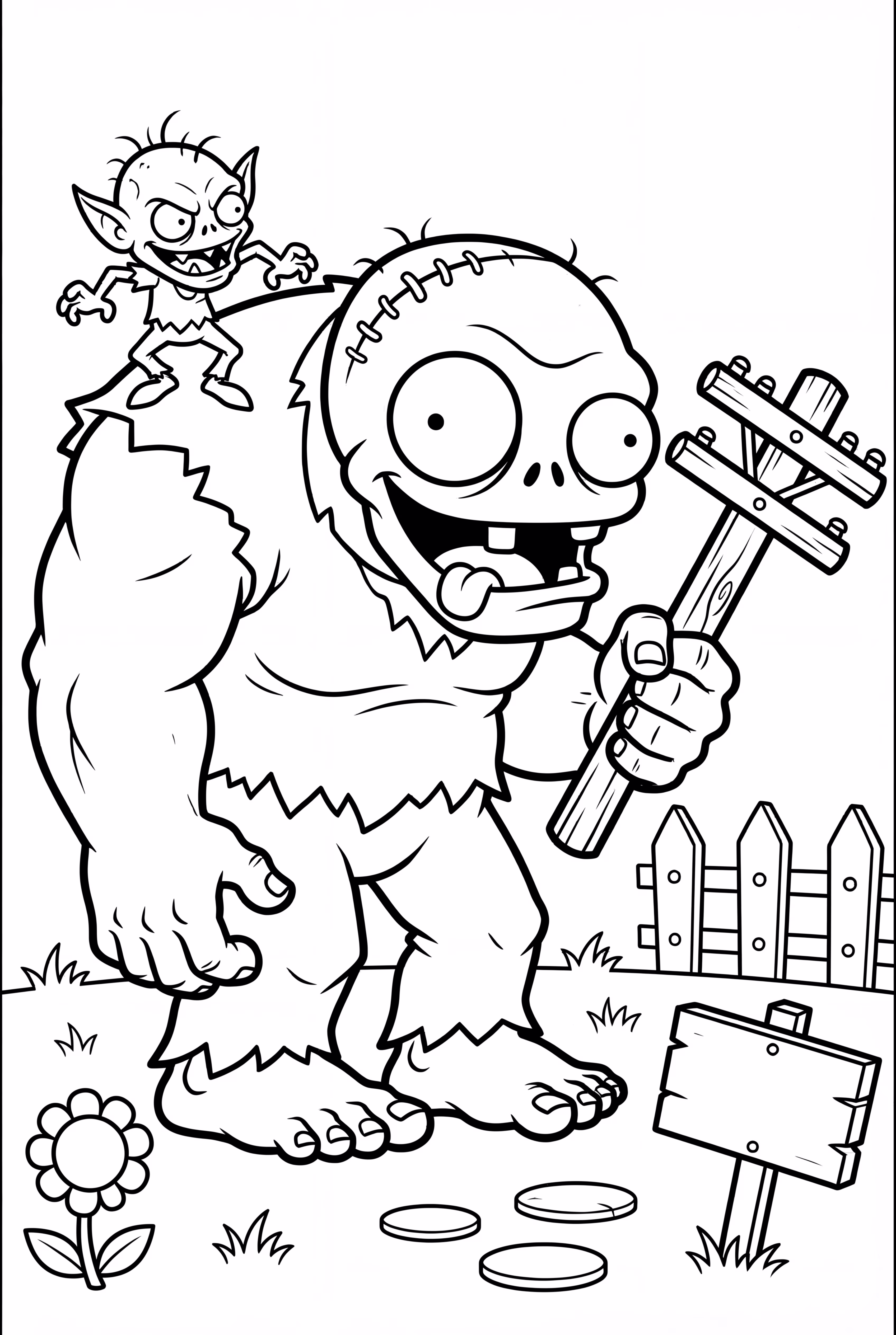 Plants Vs Zombies Gargantuar And Imp