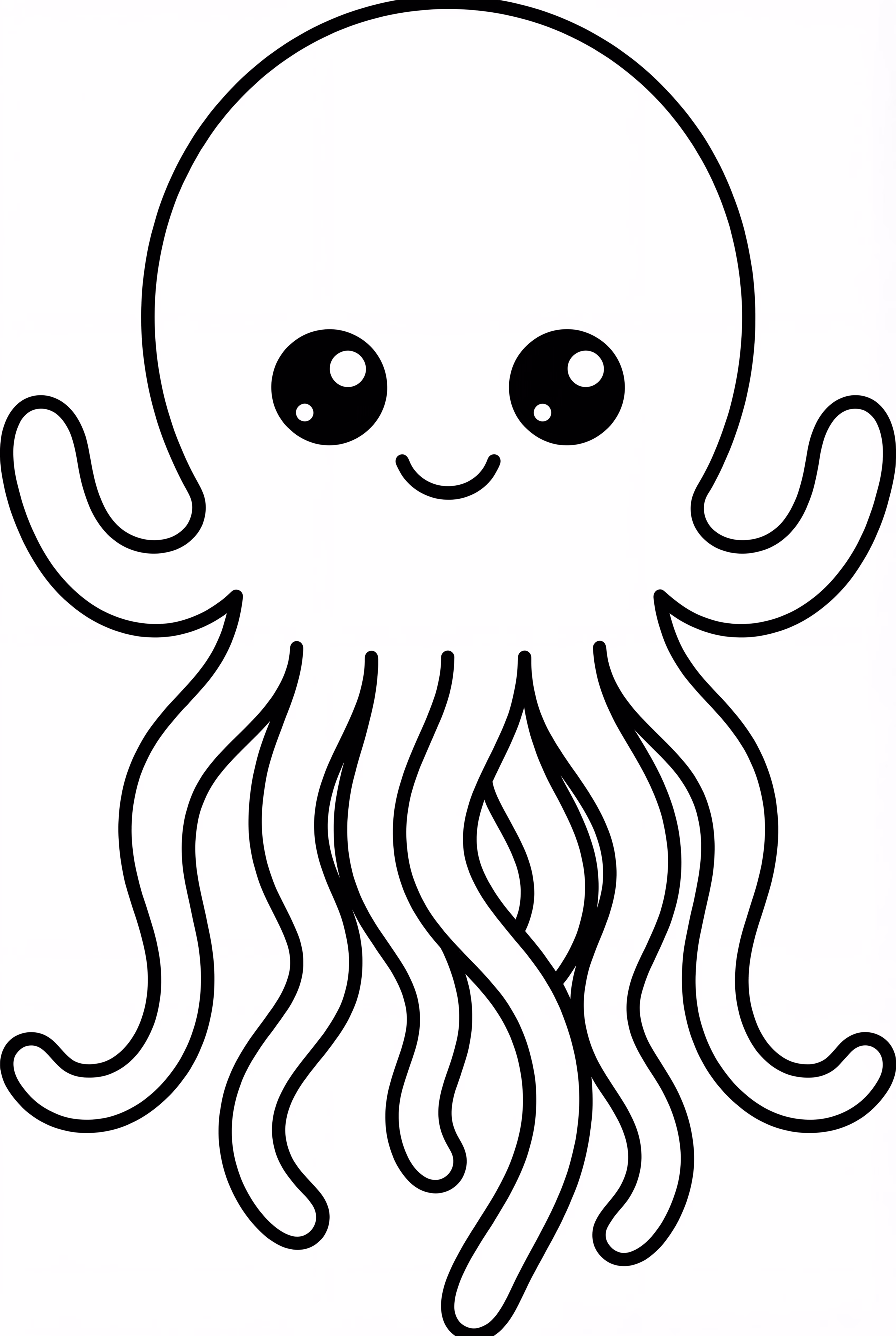 Playful Octopus Under The Sea