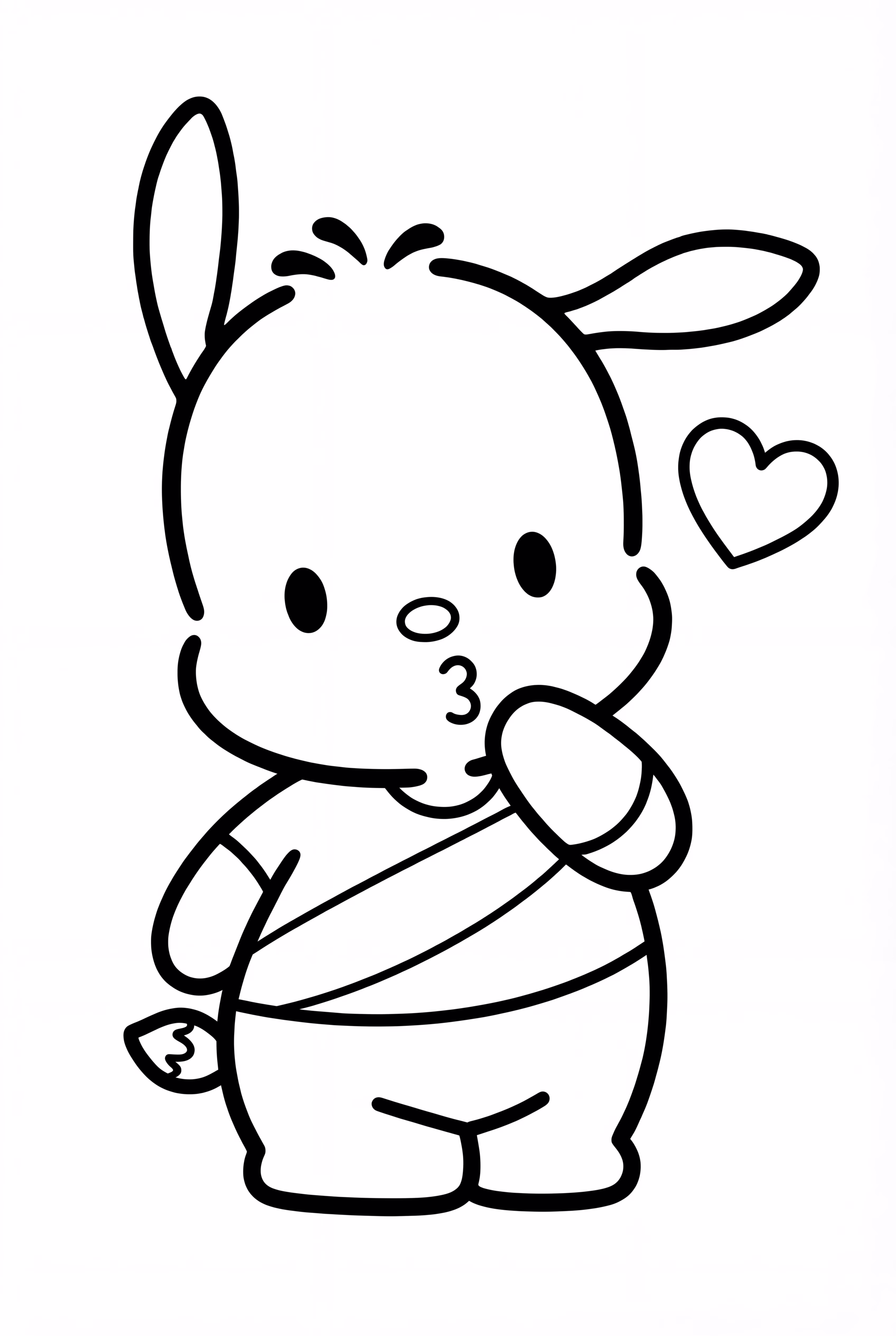Pochacco Blowing A Kiss