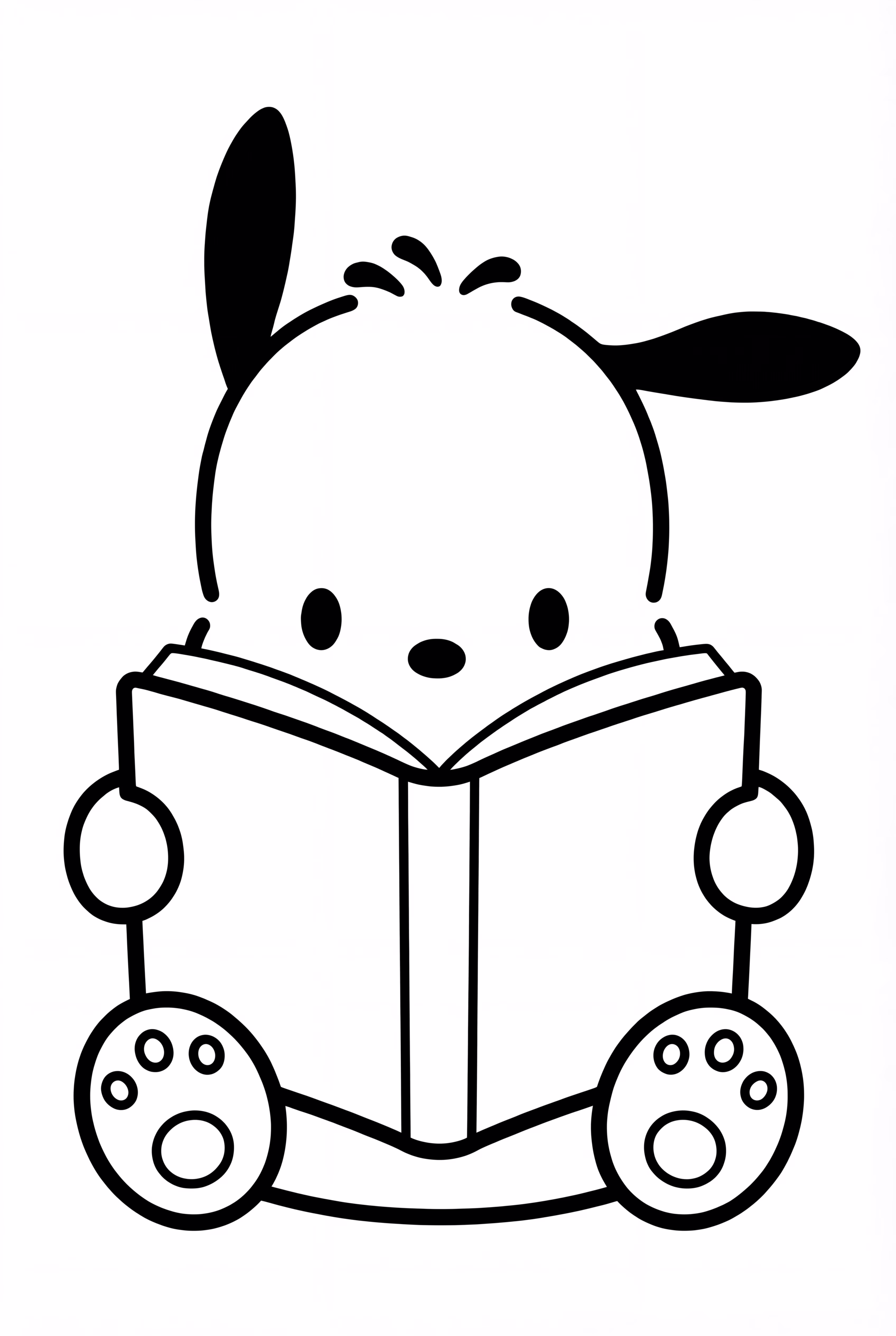 Pochacco Holding Book