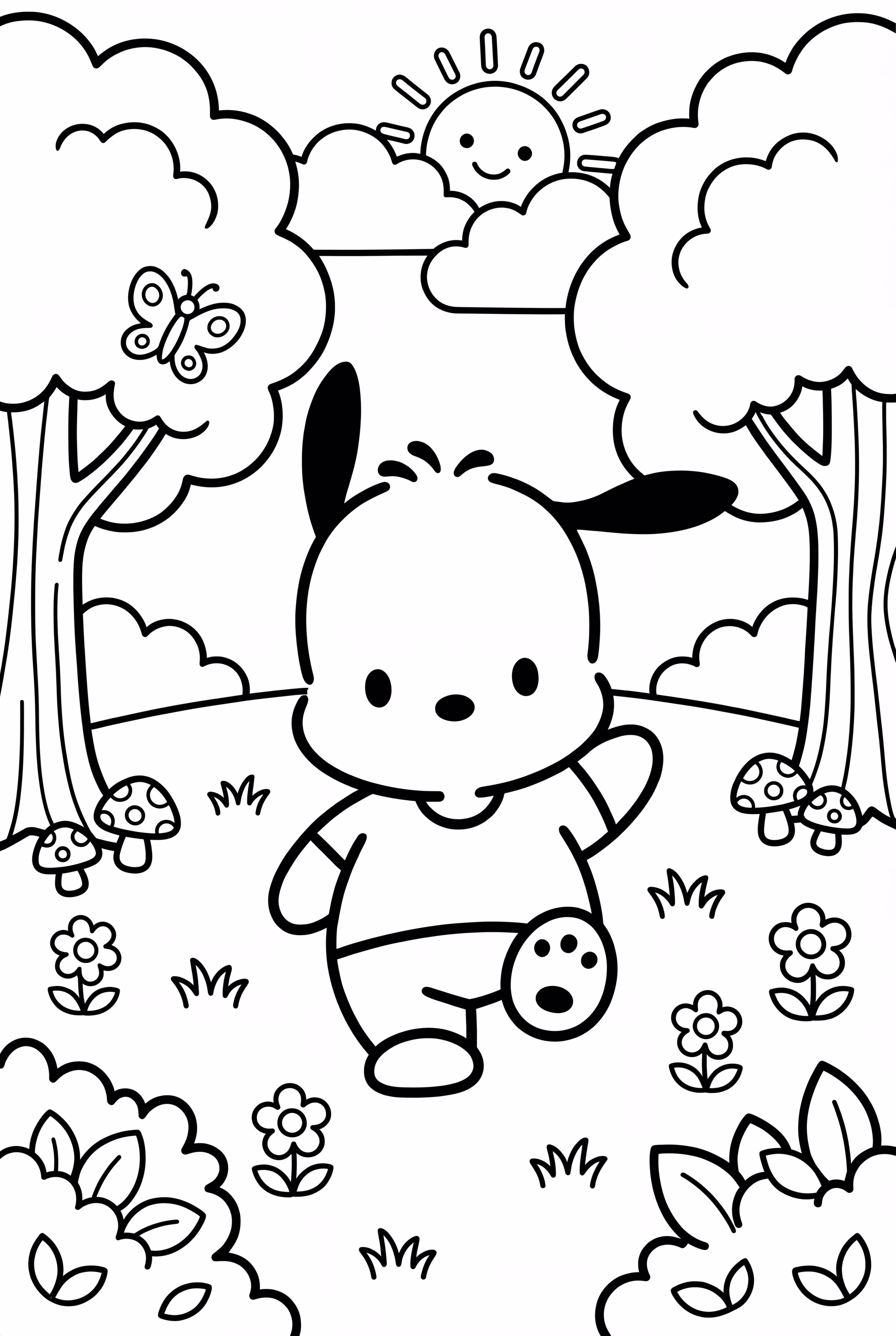 Pochacco In Forest Adventure