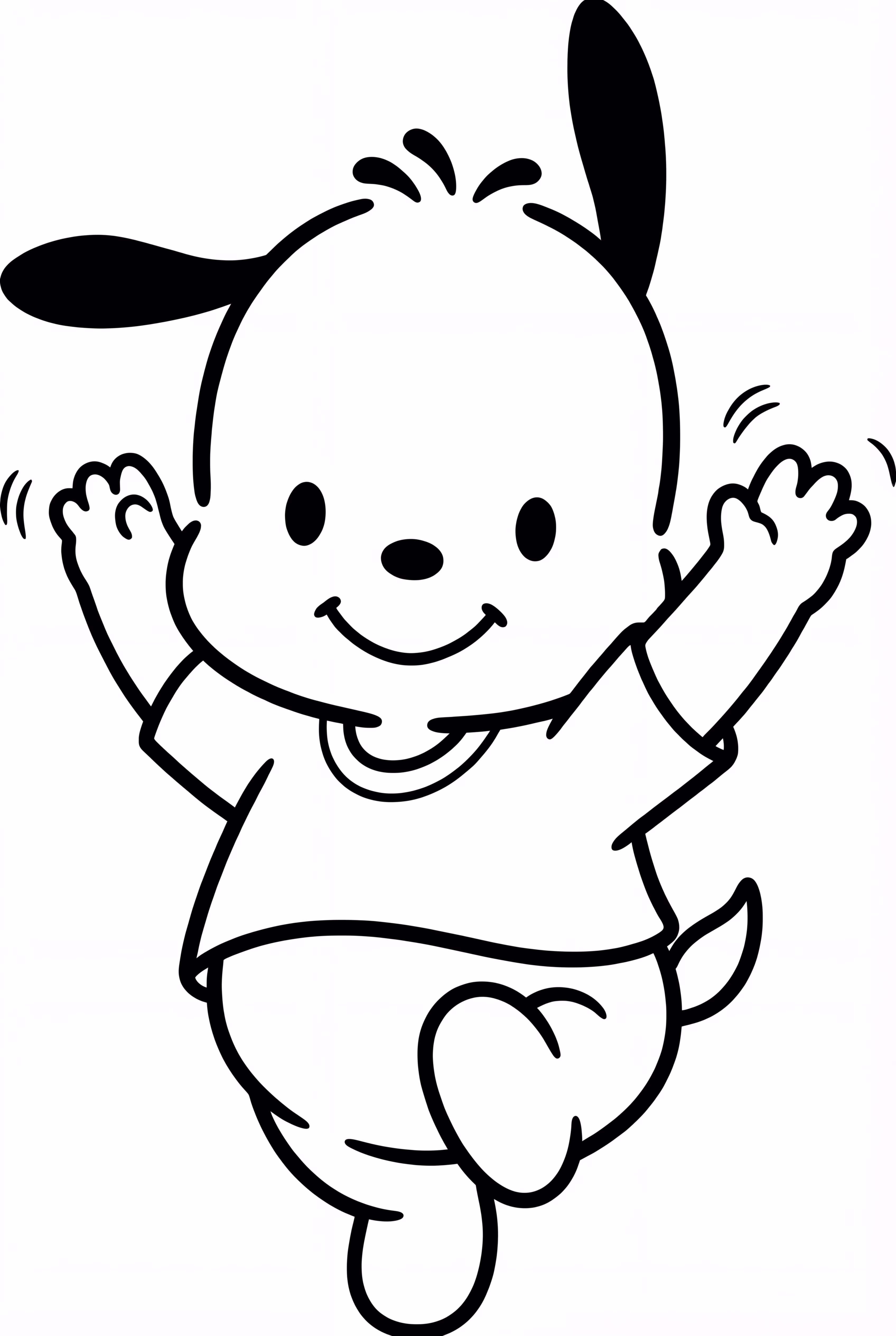 Pochacco Paws Up