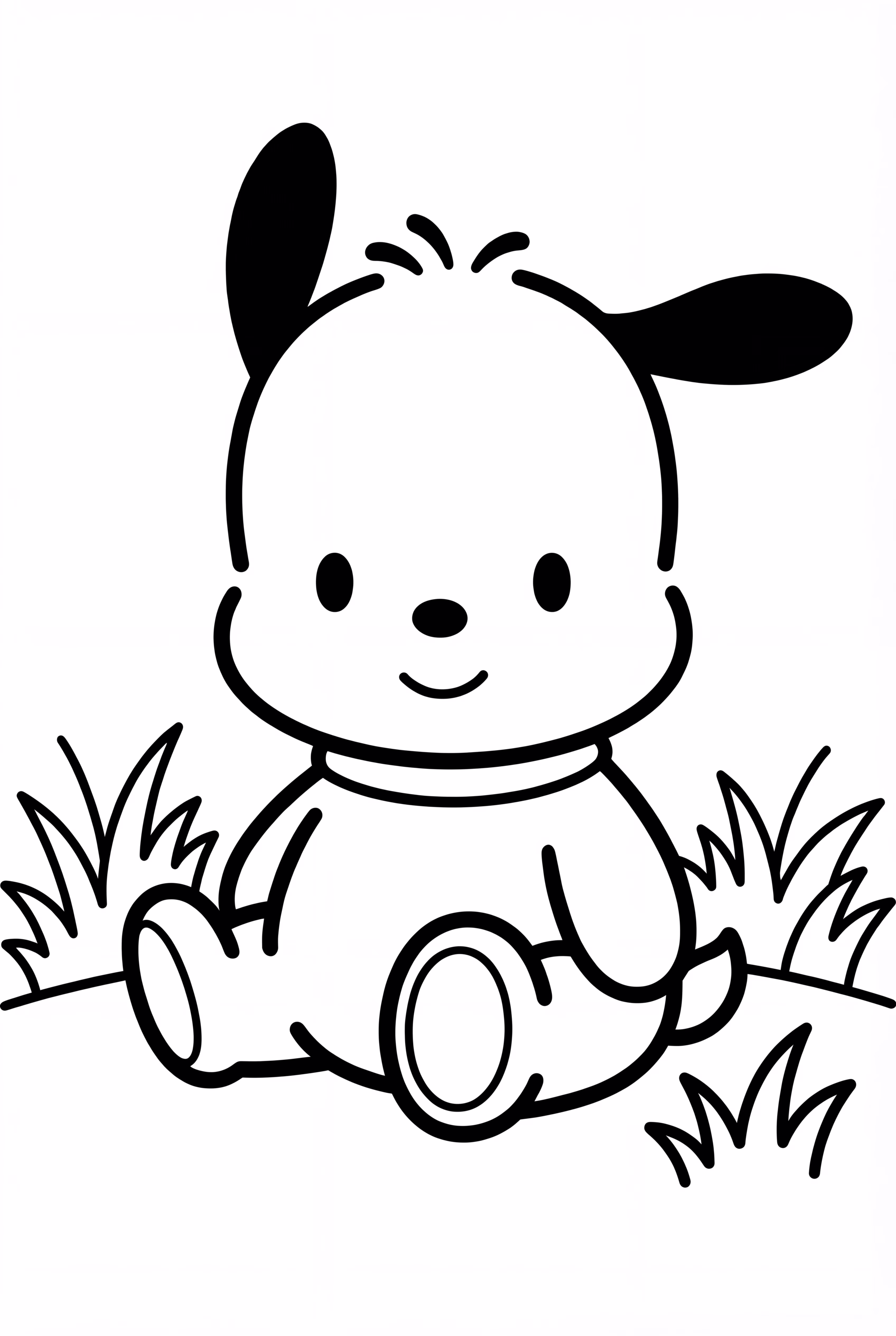 坐在草地上的波查科