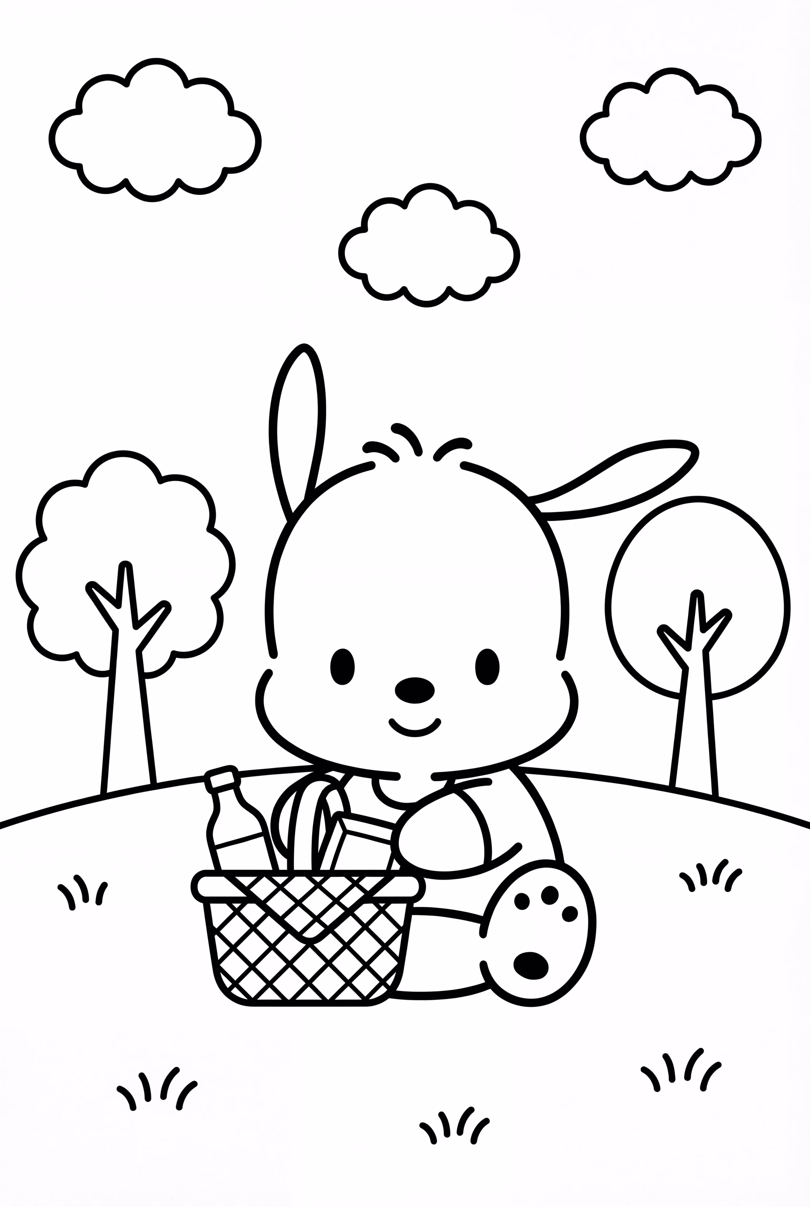 Pochacco With Picnic Basket