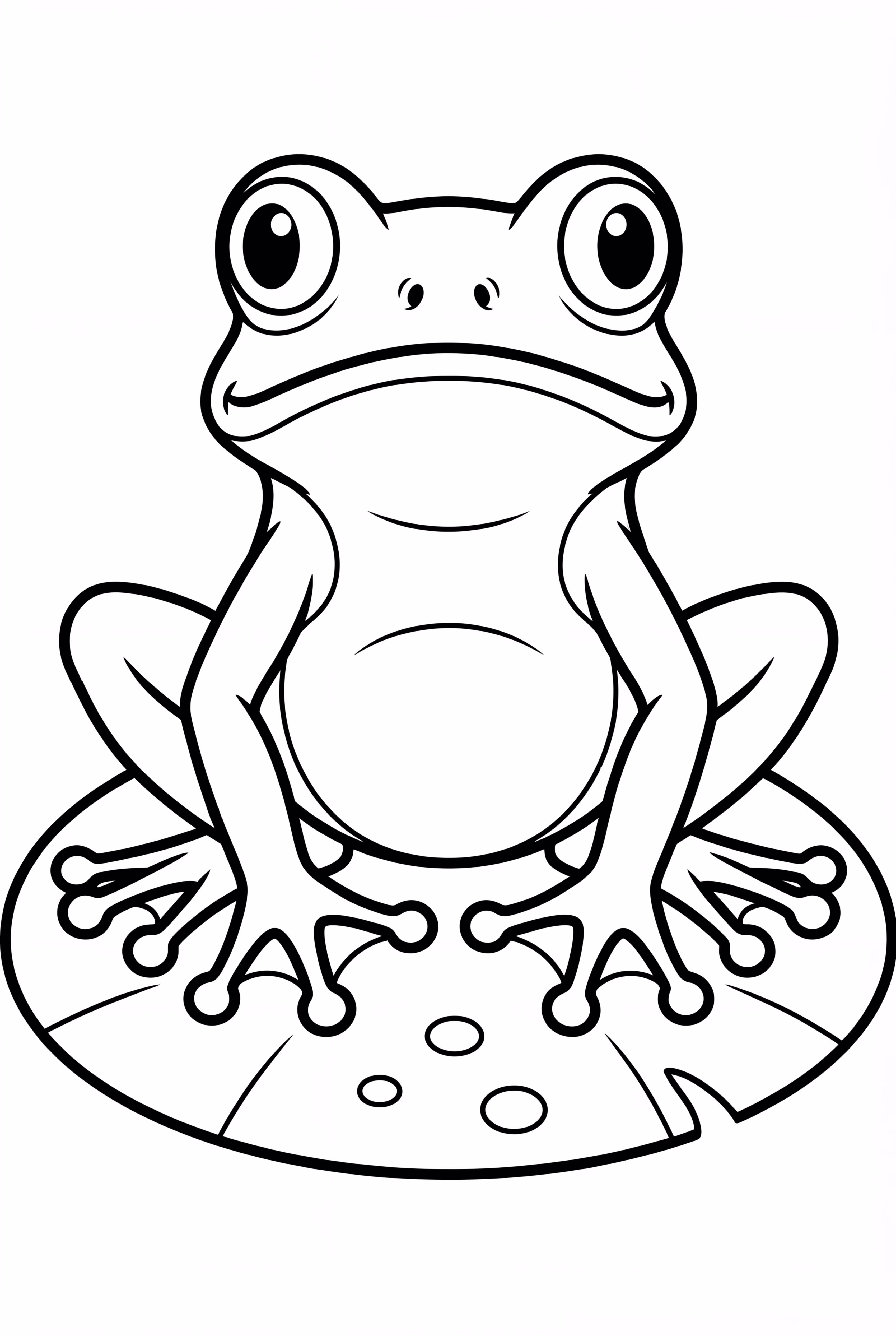 Poison Dart Frog in a Rainforest