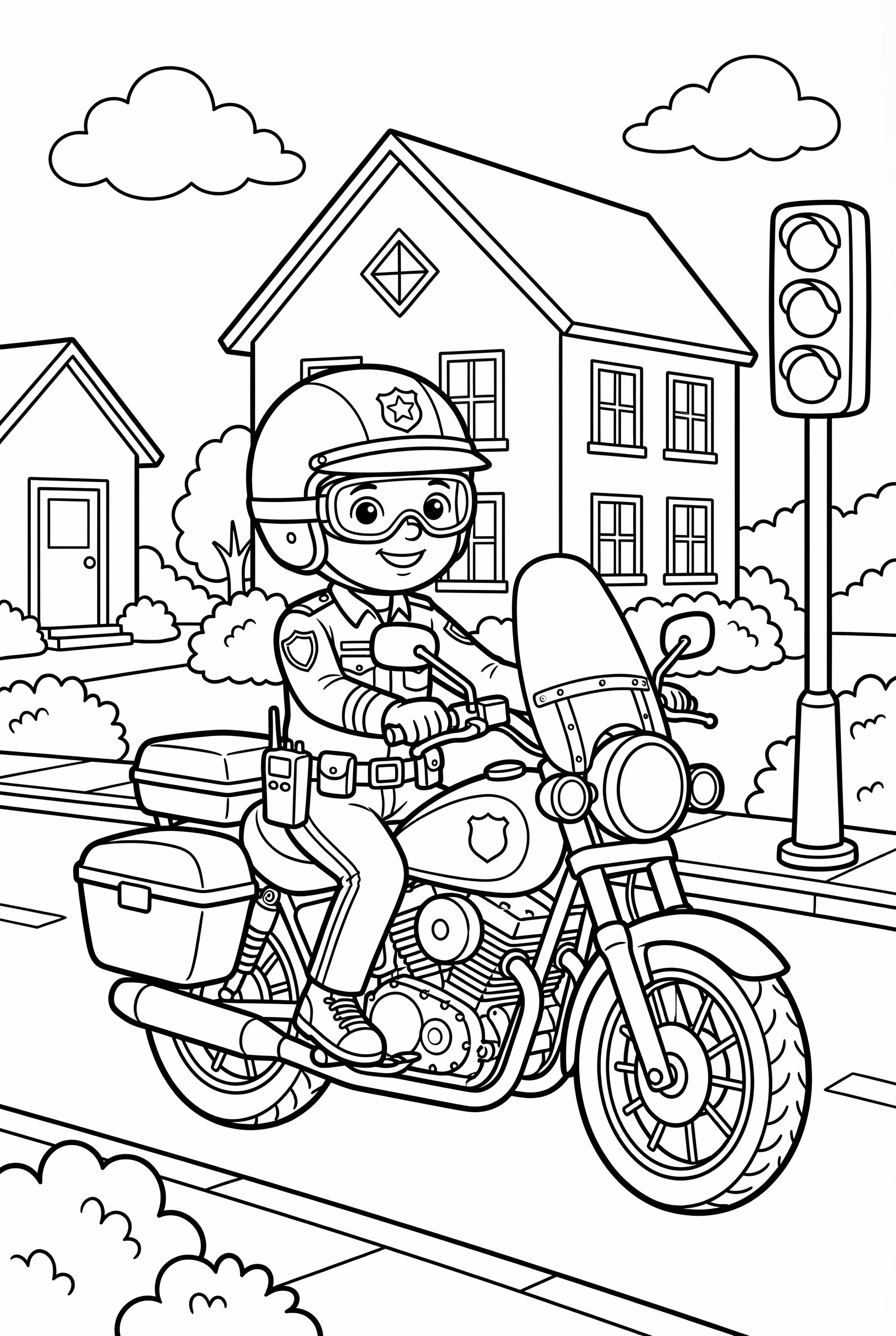 Police Motorcycle Patrol