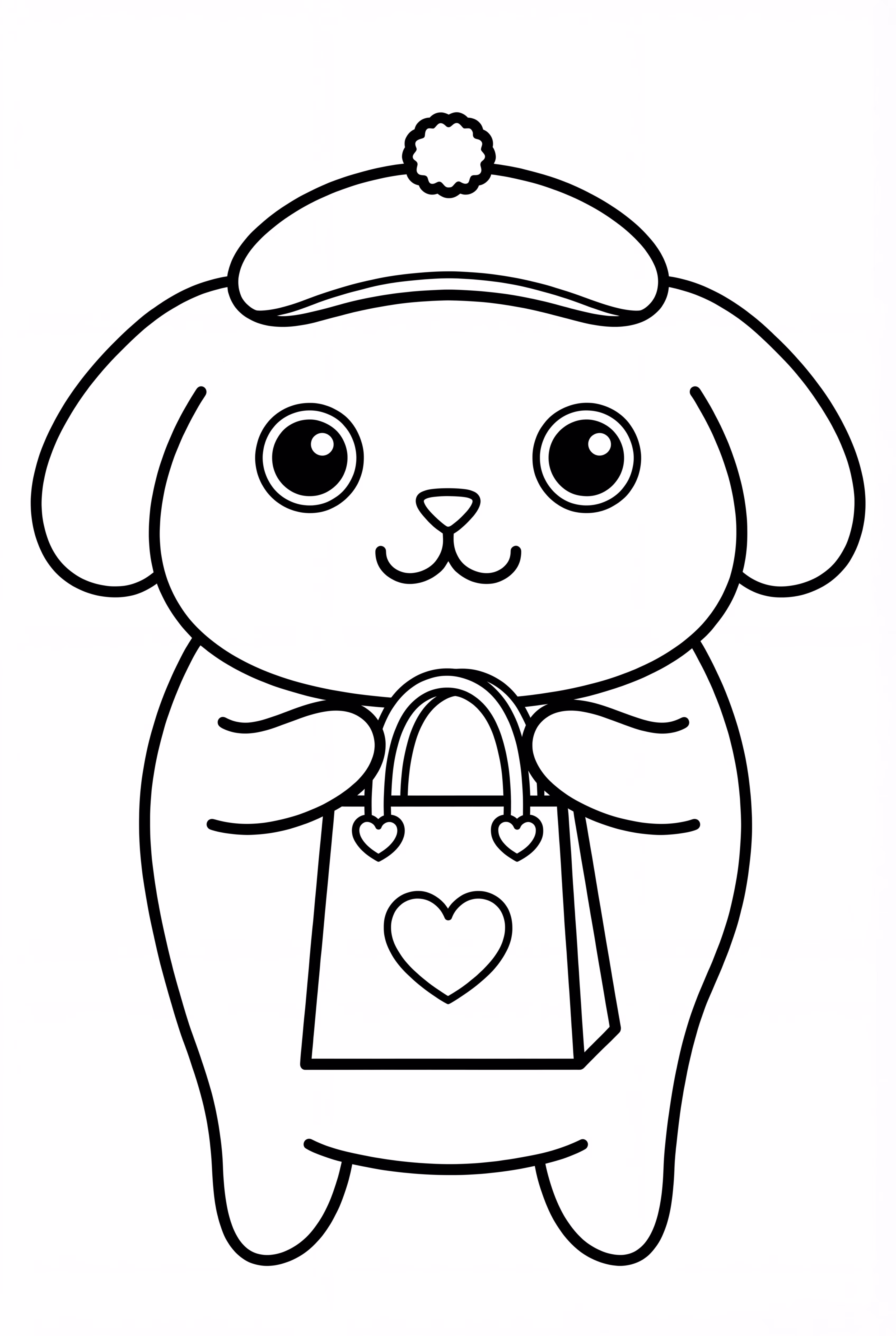 Pompompurin Helping Friend