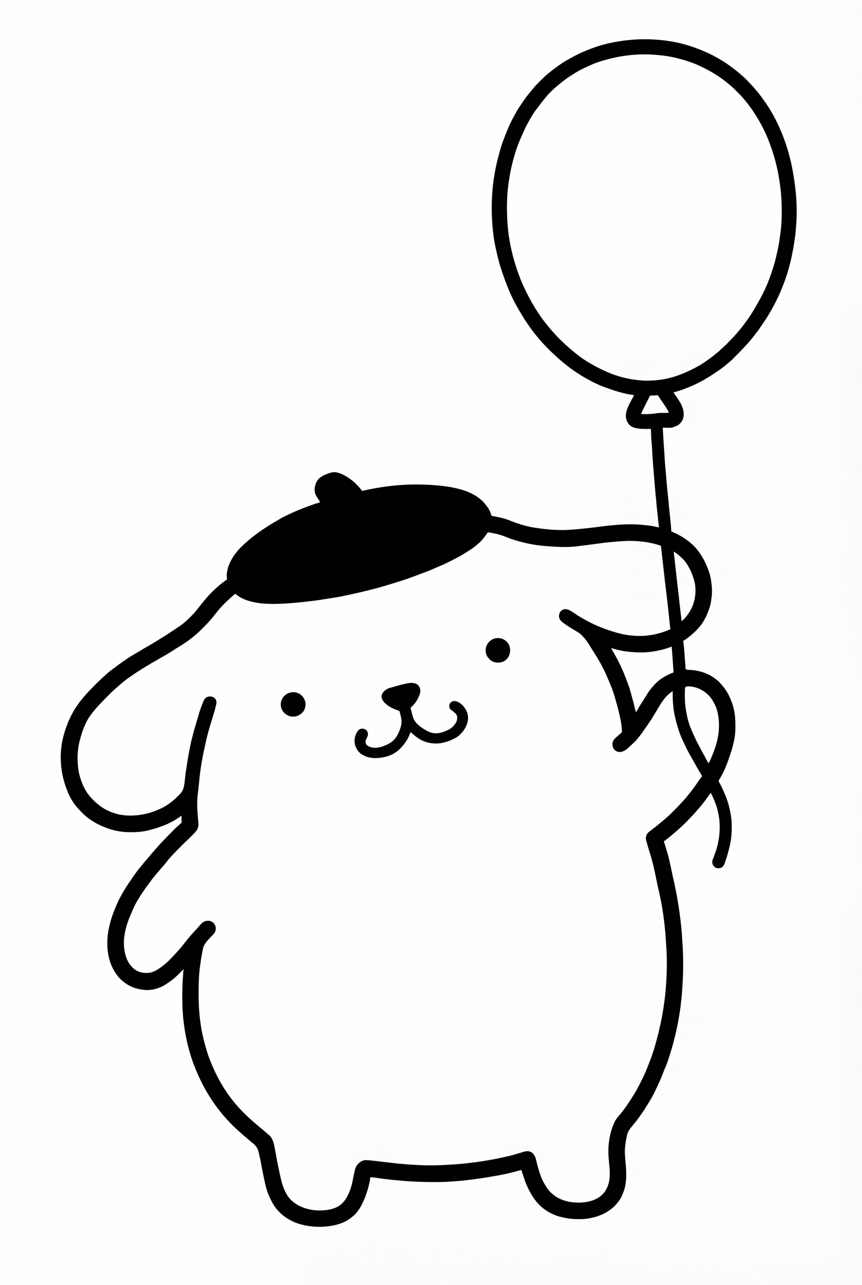 Pompompurin Holding Balloon