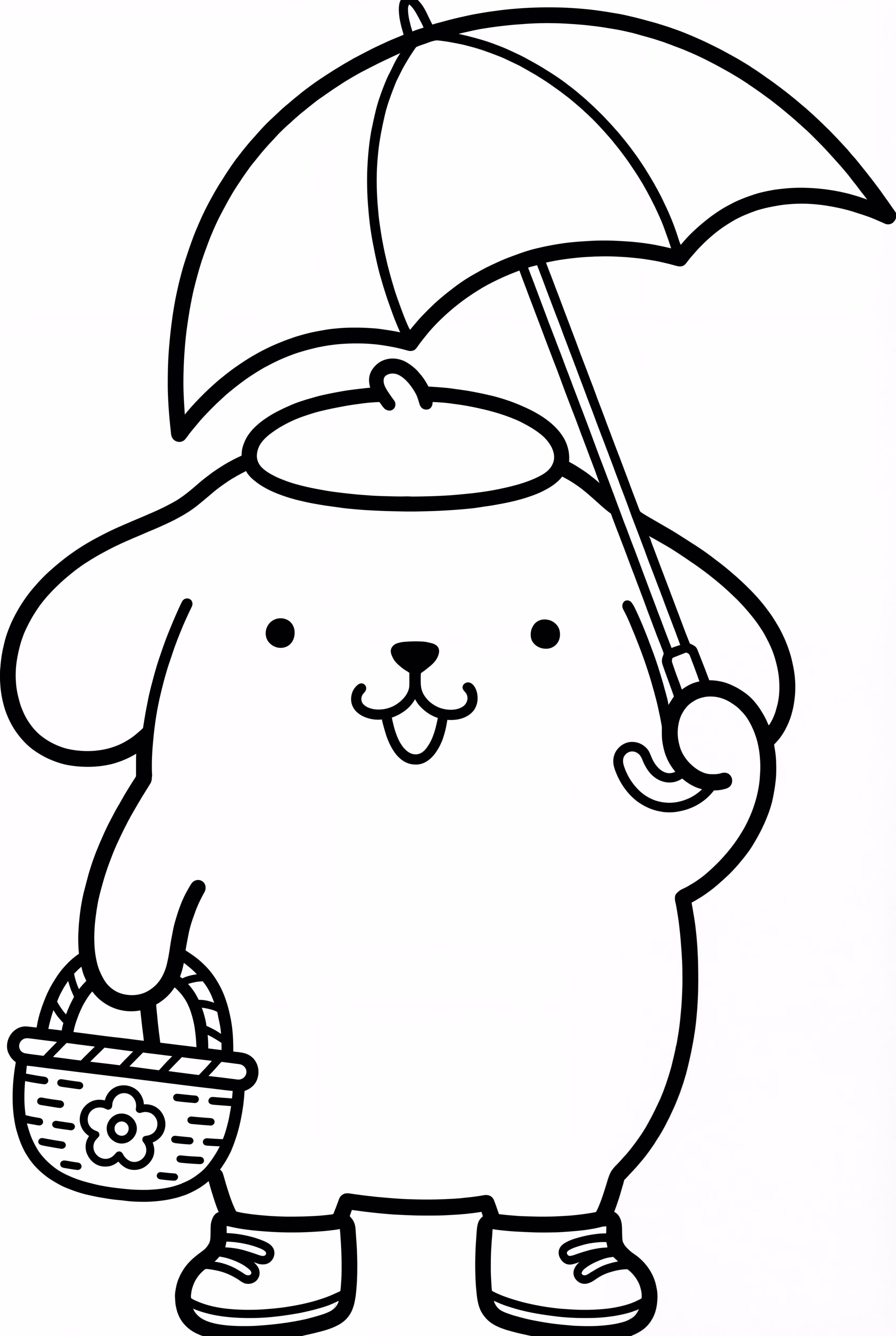 Pompompurin Mit Regenschirm