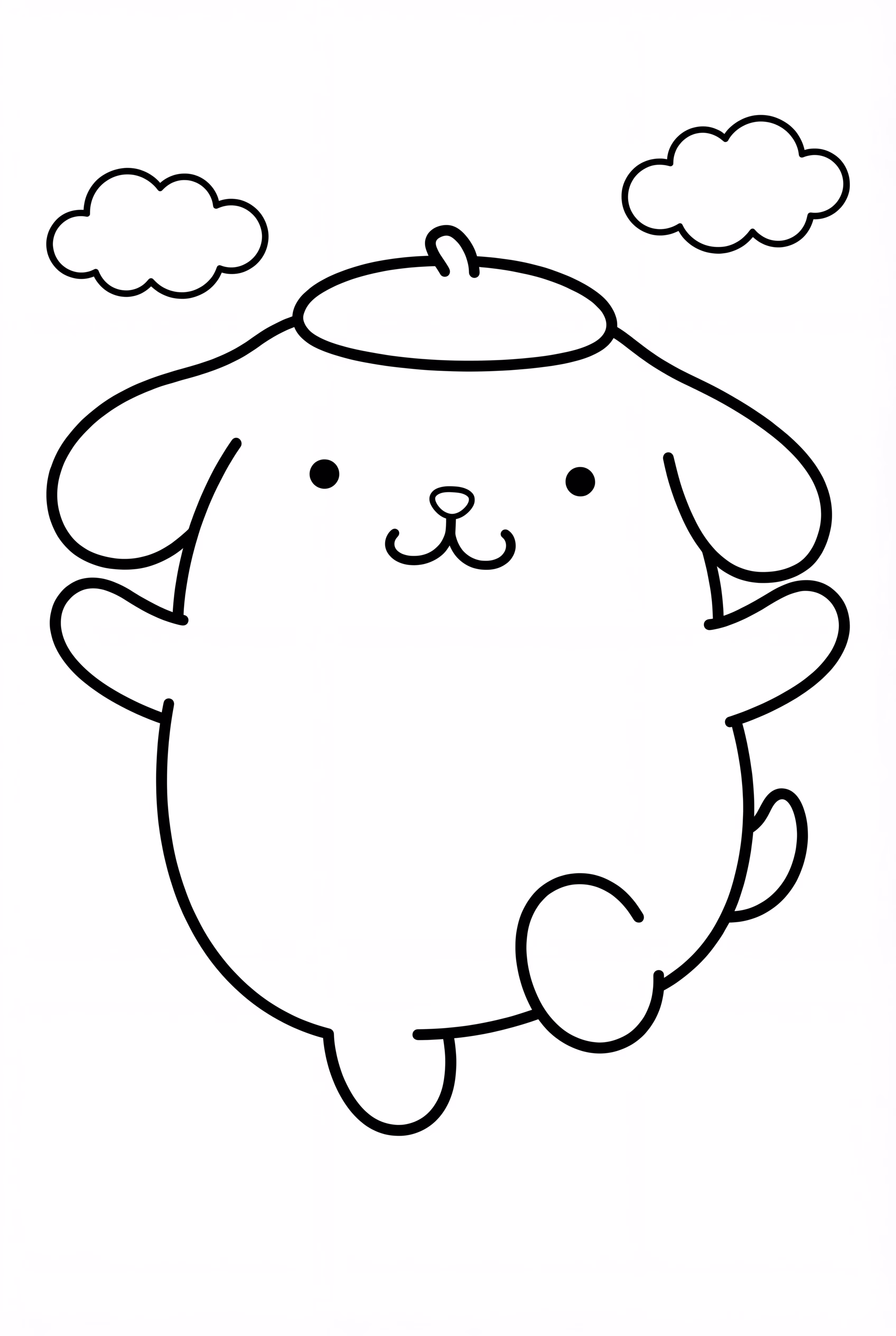 Pompompurin Jumping Joyfully