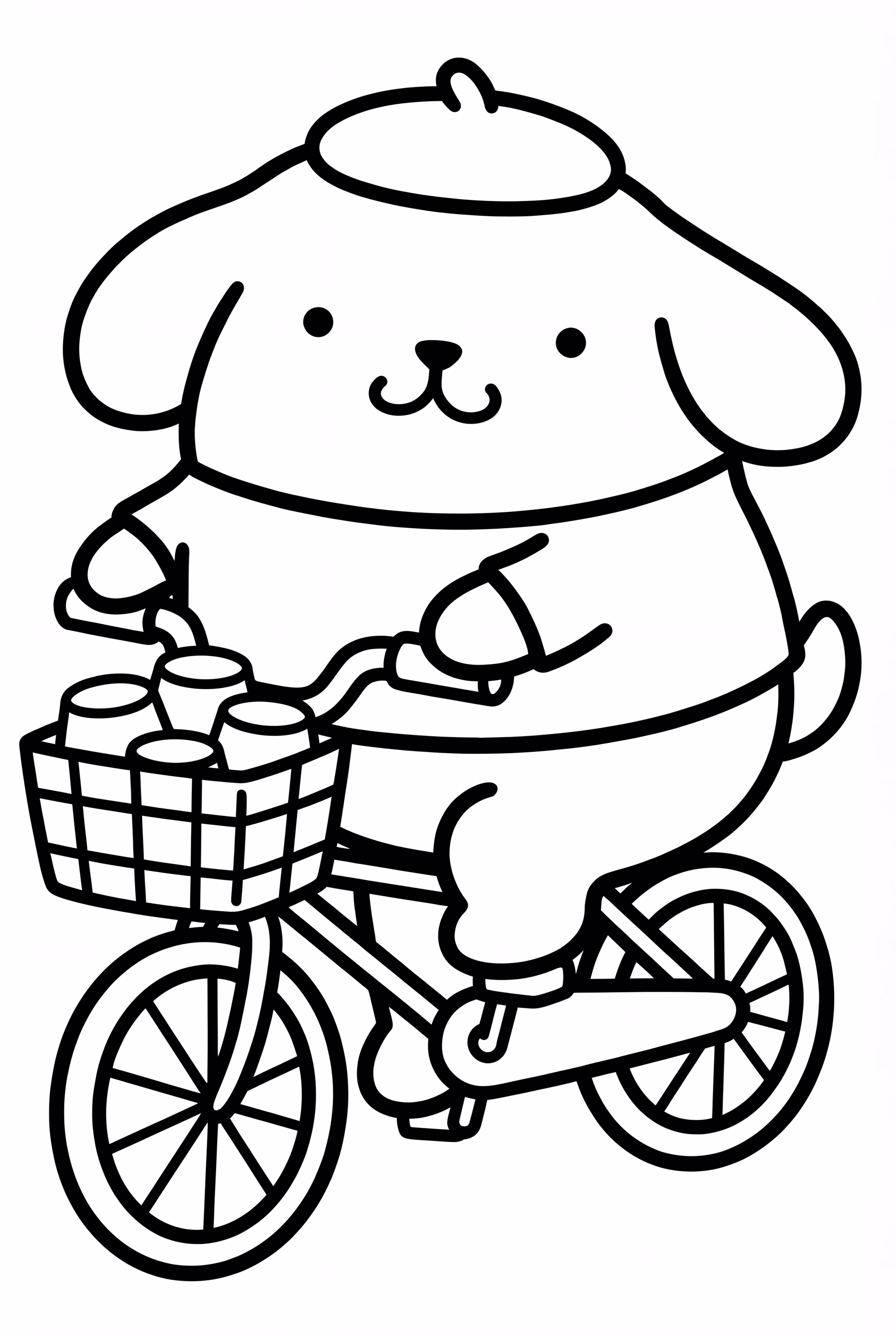 Pompompurin On Bicycle