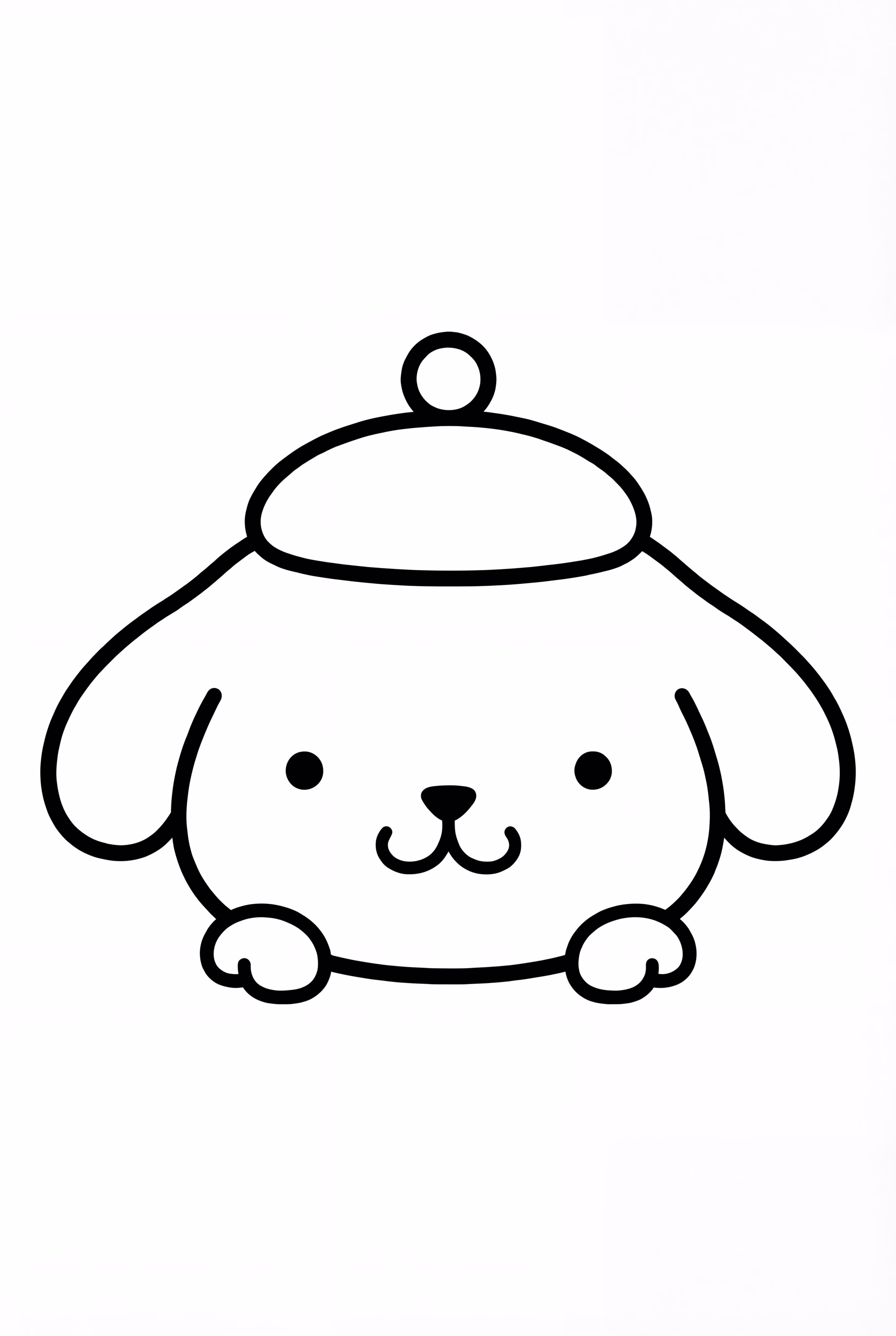Pompompurin Smiling Face