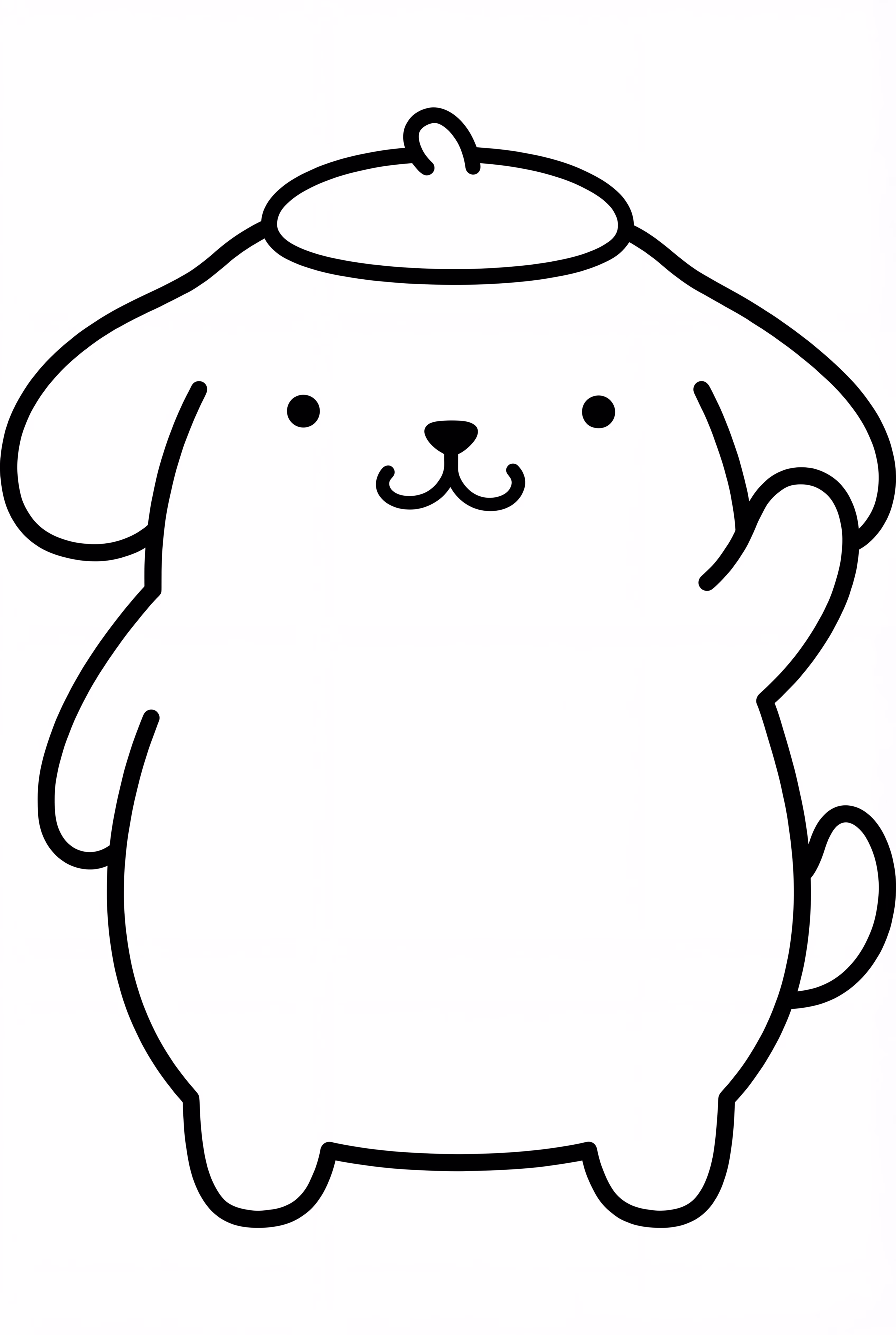 Pompompurin Waving Hello