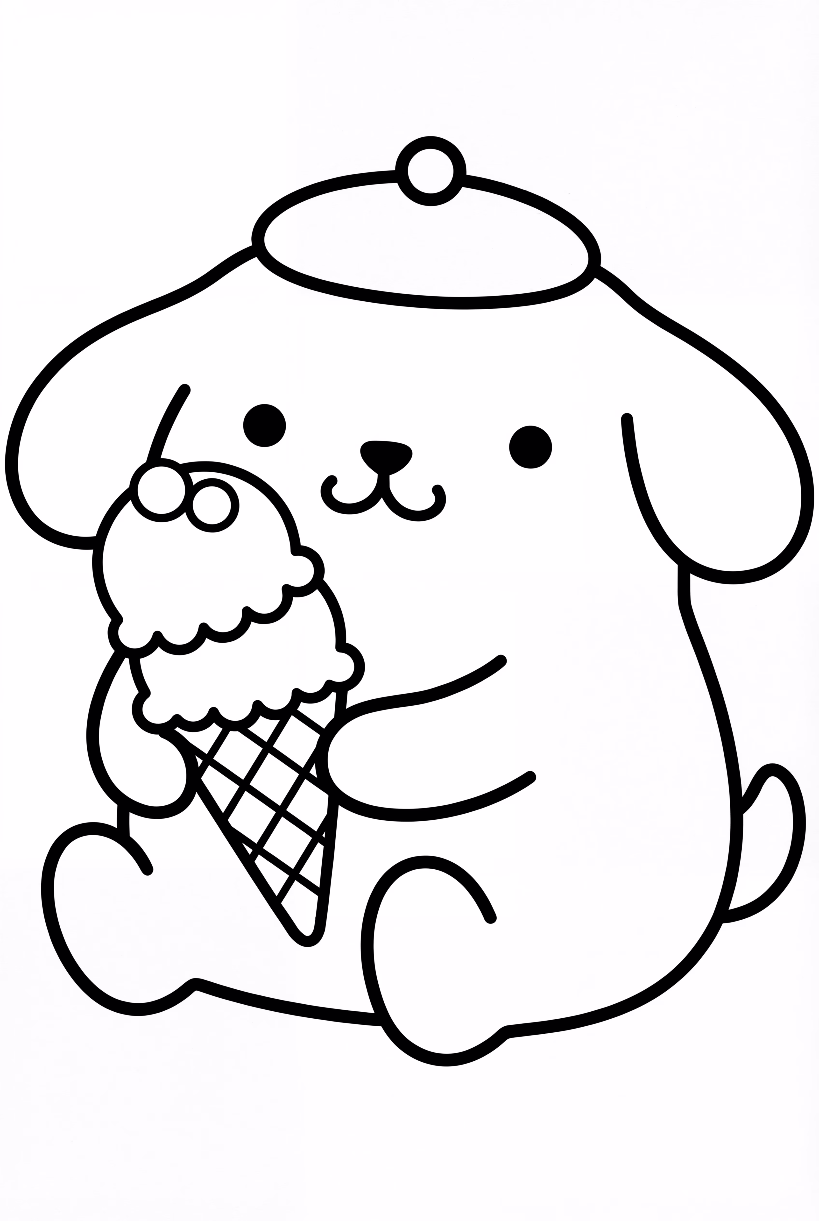 Pompompurin With Ice Cream